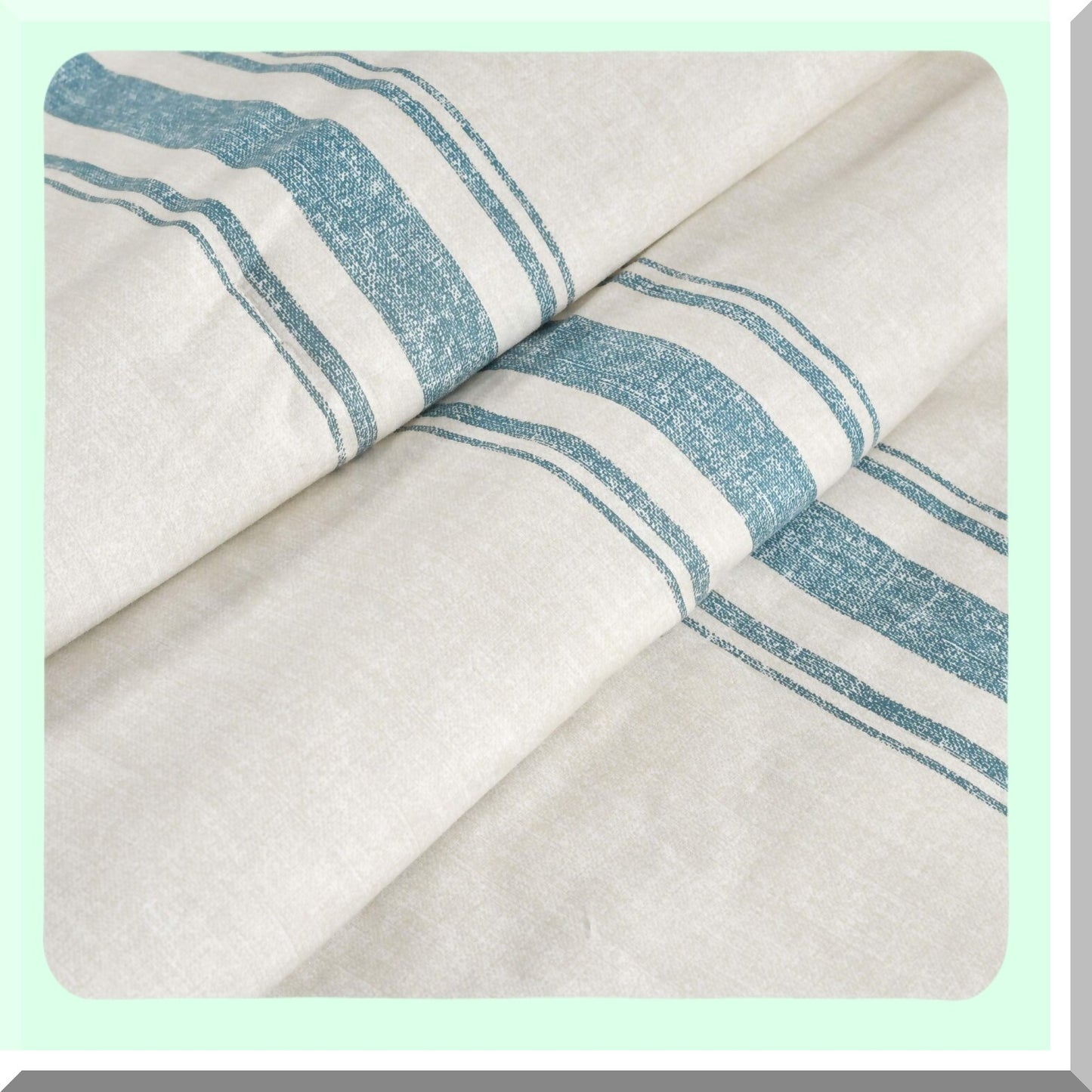 Modern Rustic Cozy Stripe Reversible Throw Blanket - 50x60, Blue