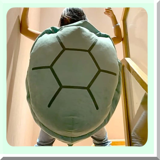 Giant Turtle Body Pillow - Funny Dress Up Plush Toy for Adults - Green Turtle Shell Cushion - Birthday Gift for Girls - 40in Turtle Pillow