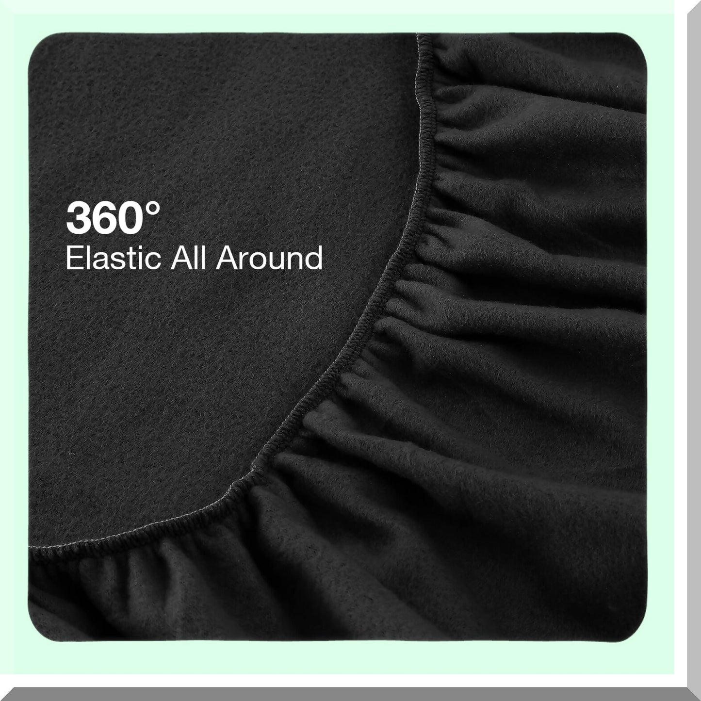 CozyDreams Plush Flannel Sheet Set - Soft Micro Fleece Bedding Bundle with Deep Pocket Fitted Sheet, Flat Sheet, and Pillowcase - Black Queen Size