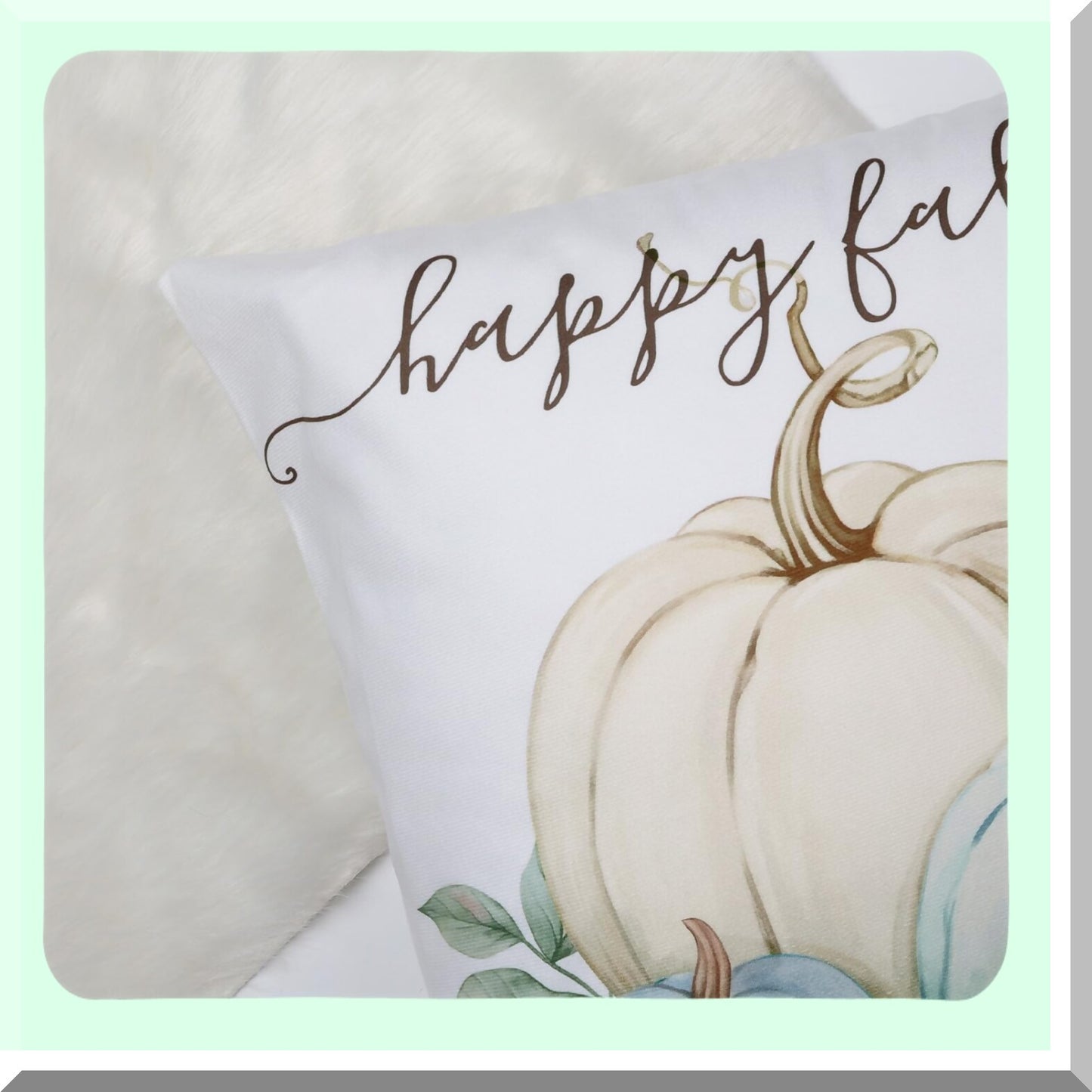 Autumn Harvest Decor Pillow Covers - Set of 4, 18x18 Inch Fall Pumpkin Grateful Throw Pillow Cases for Sofa Couch - Thanksgiving Home Decor