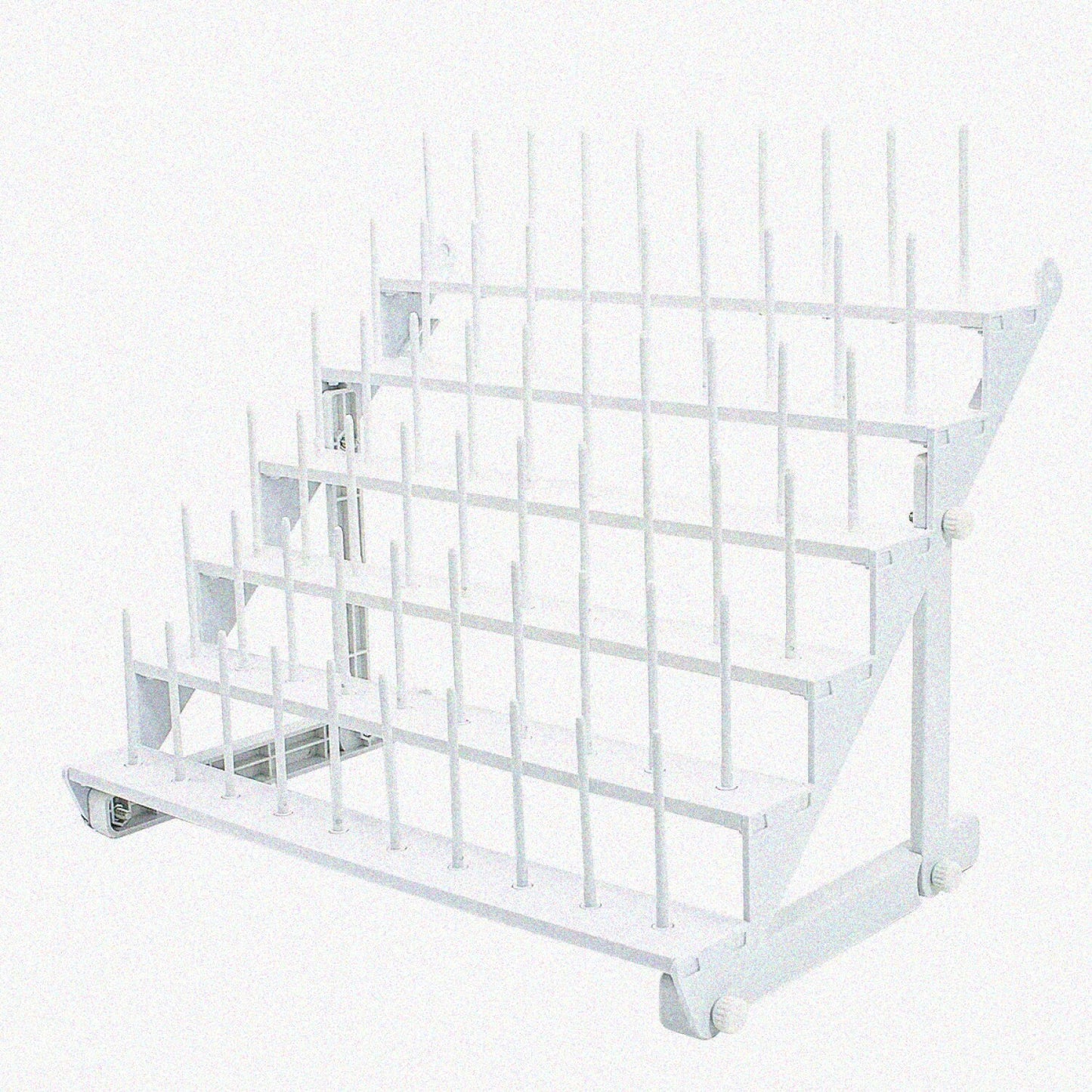 Wall-Mounted Thread Rack for 60 Spools or 30 Cones