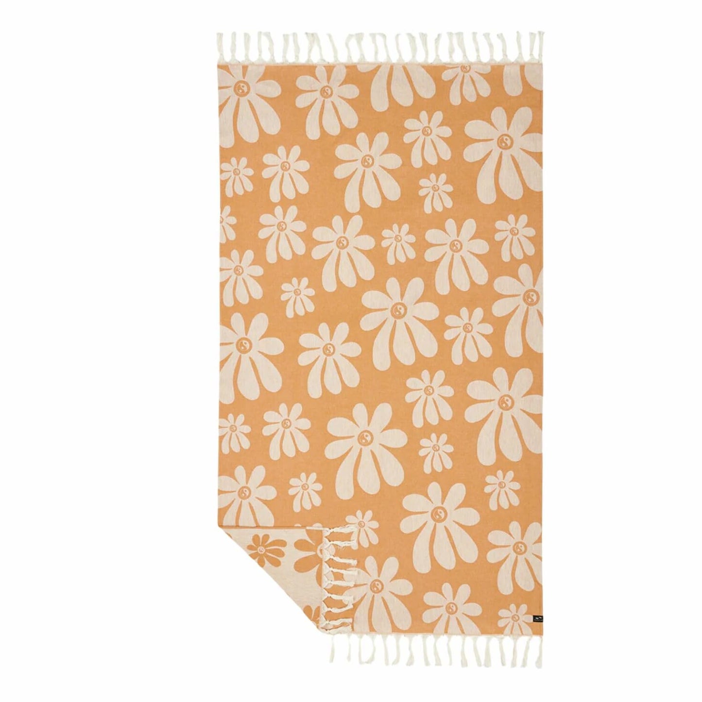 Iggy Orange Turkish Beach Towel 73x38 Inches