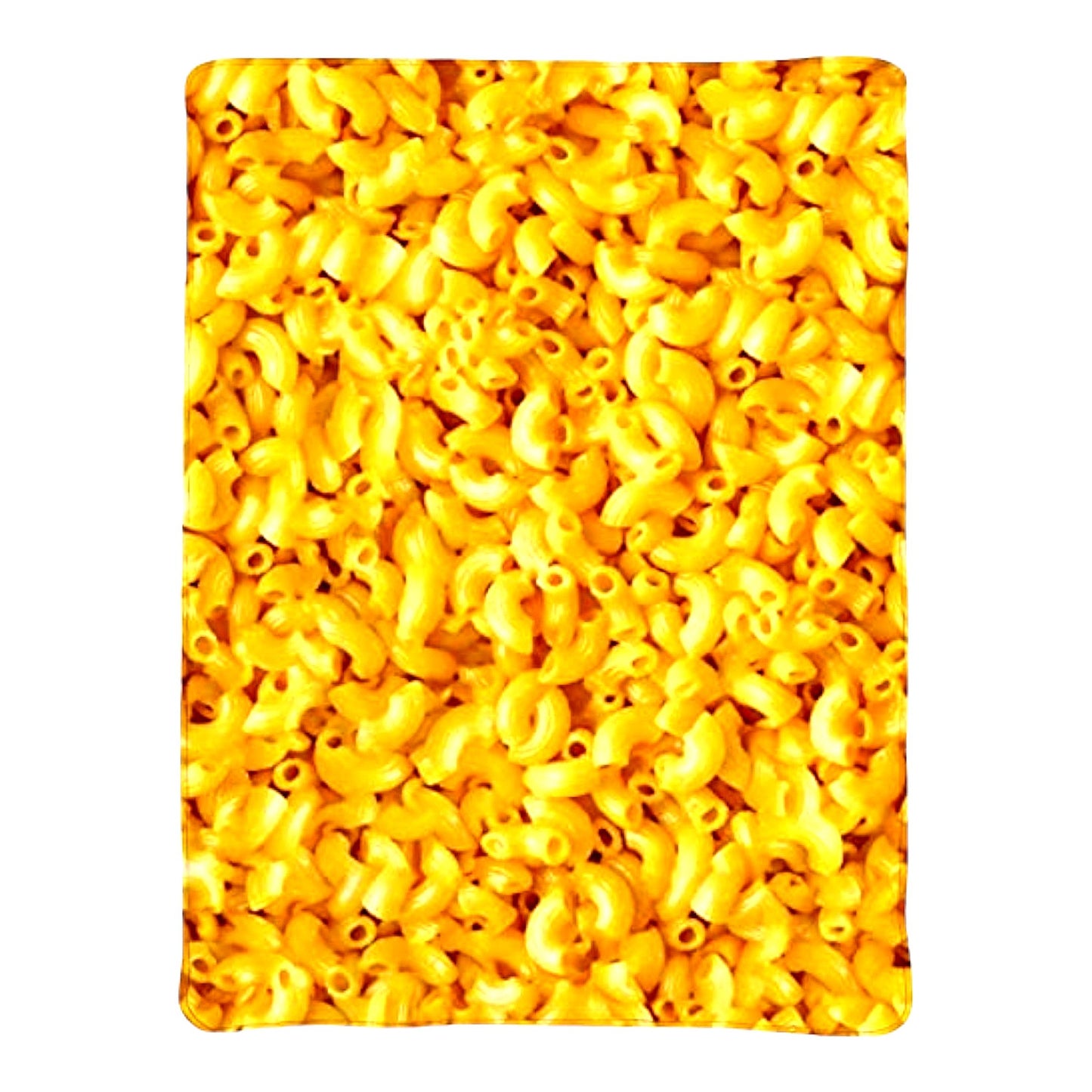 CozyTherm Fleece: Ultra-Soft Warm Macaroni & Cheese Couch Blanket for Living Room Comfort