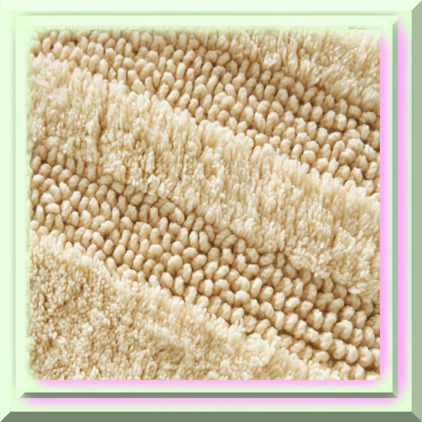 Bathroom Rugs Cotton Bath Mat 2 Piece Yellow