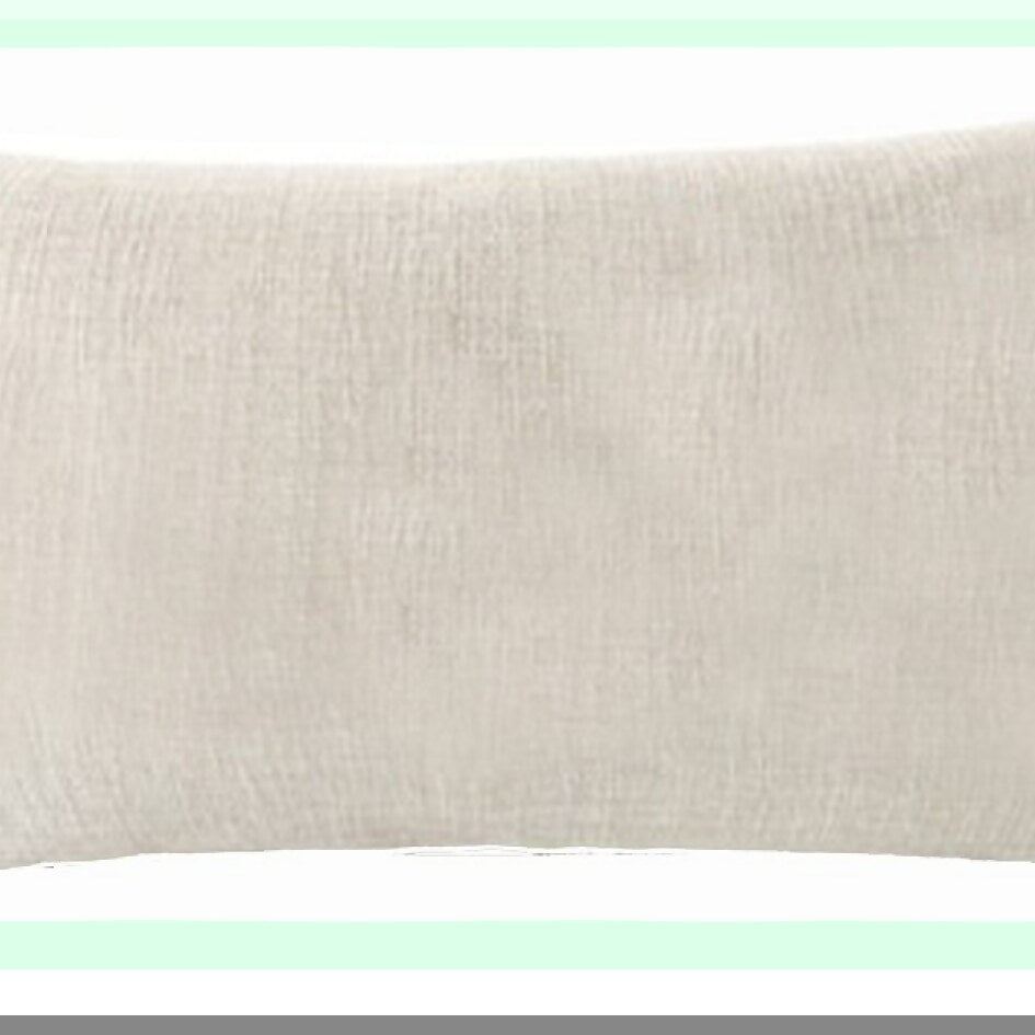 Winter Wonderland Snowflake Red Linen Throw Pillow Cover - Festive Holiday Decor for Home & Office - 12x20 Inches - Merry & Beautiful Accent