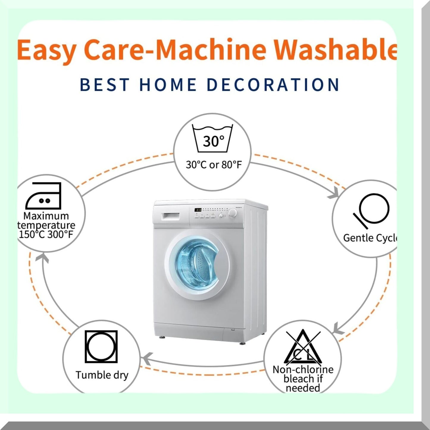 Watercolor Tree Decorative Linen Pillow Covers - Set of 2 Square Cushion Cover for Couch Sofa Bedroom Patio - 18x18 Inch Cozy Throw Pillows