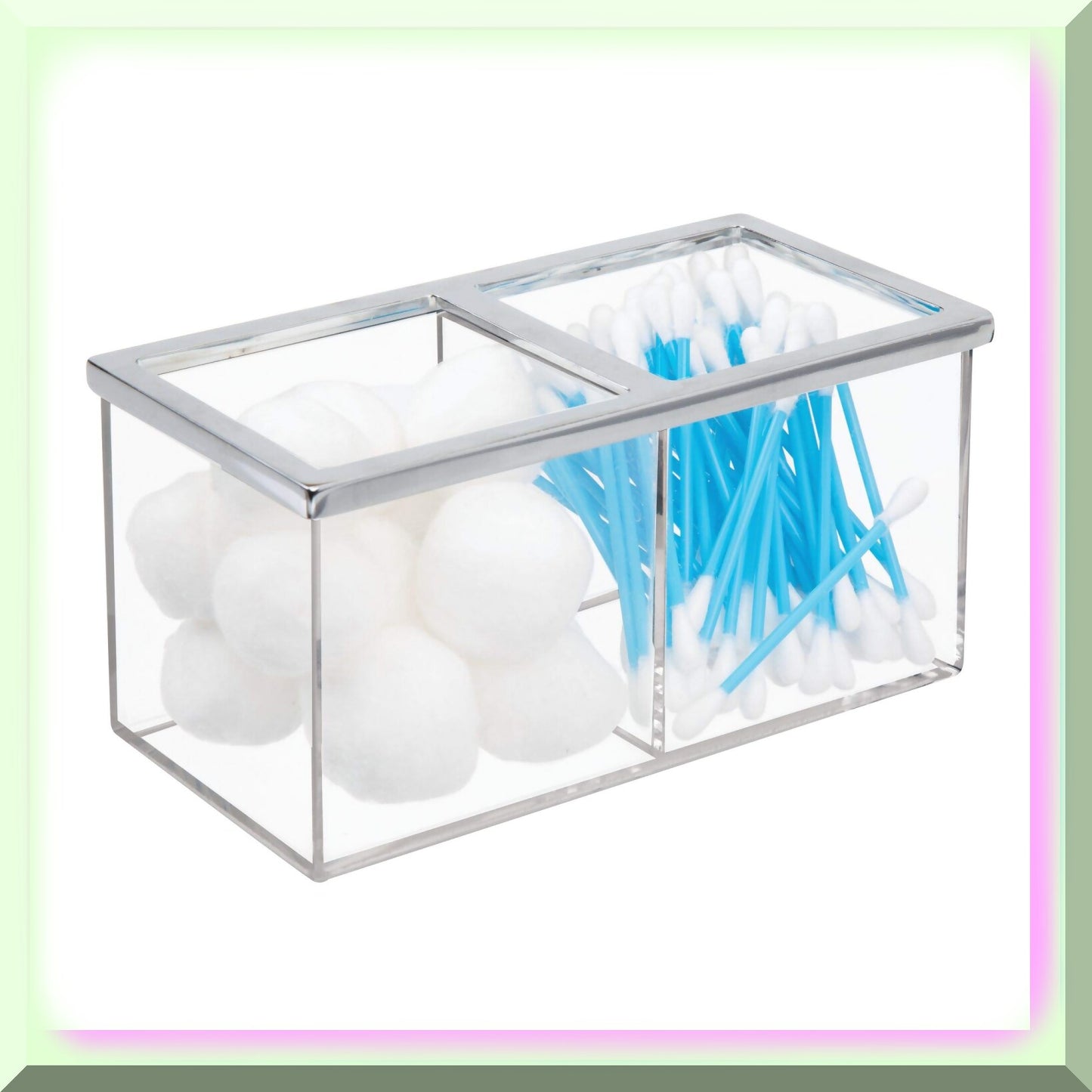 Clarity BPA-Free Plastic 4-Piece Organizer 6.5" x 6.5"