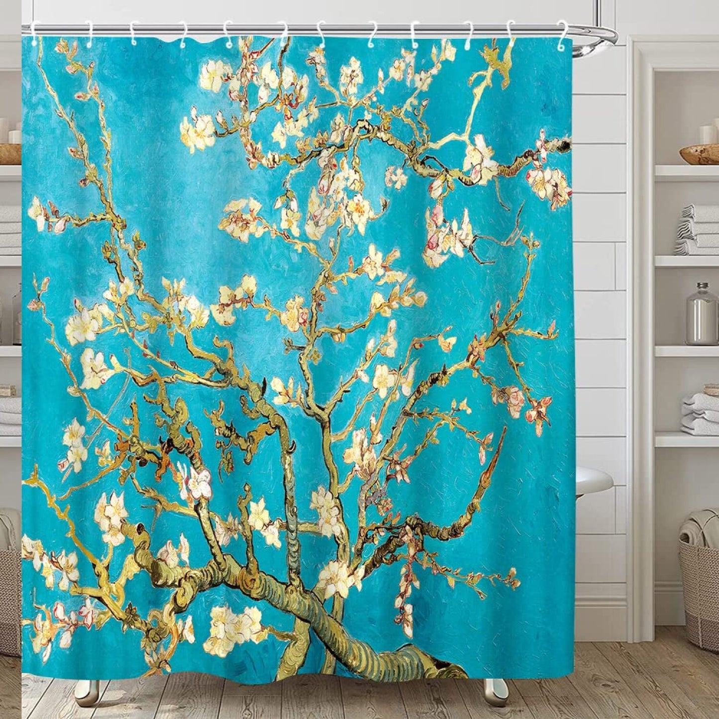 Van Gogh Almond Flower Shower Curtain 50x70 inches