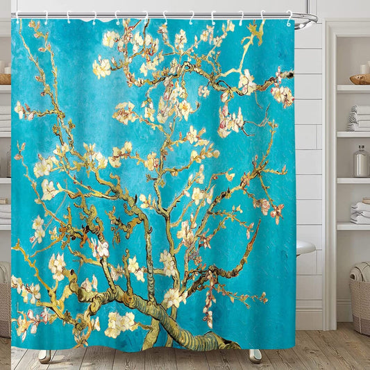 Van Gogh Almond Flower Shower Curtain 50x70 inches