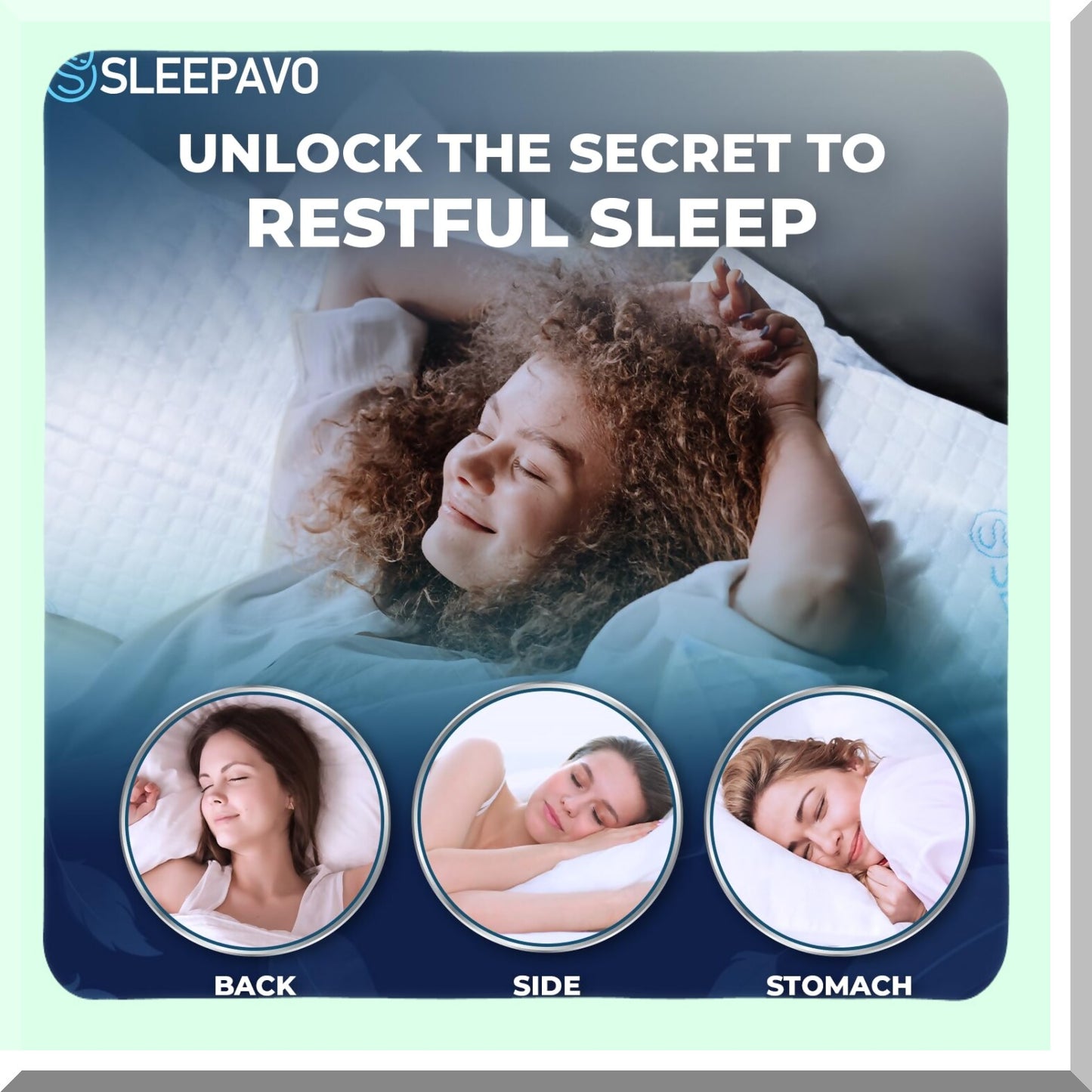 CoolDream Adjustable Memory Foam Pillow - Queen Size Soft/Firm Bamboo Pillow for Side, Stomach & Back Sleepers. Cold Cooling Gel Bed Pillow for Premium Comfort.