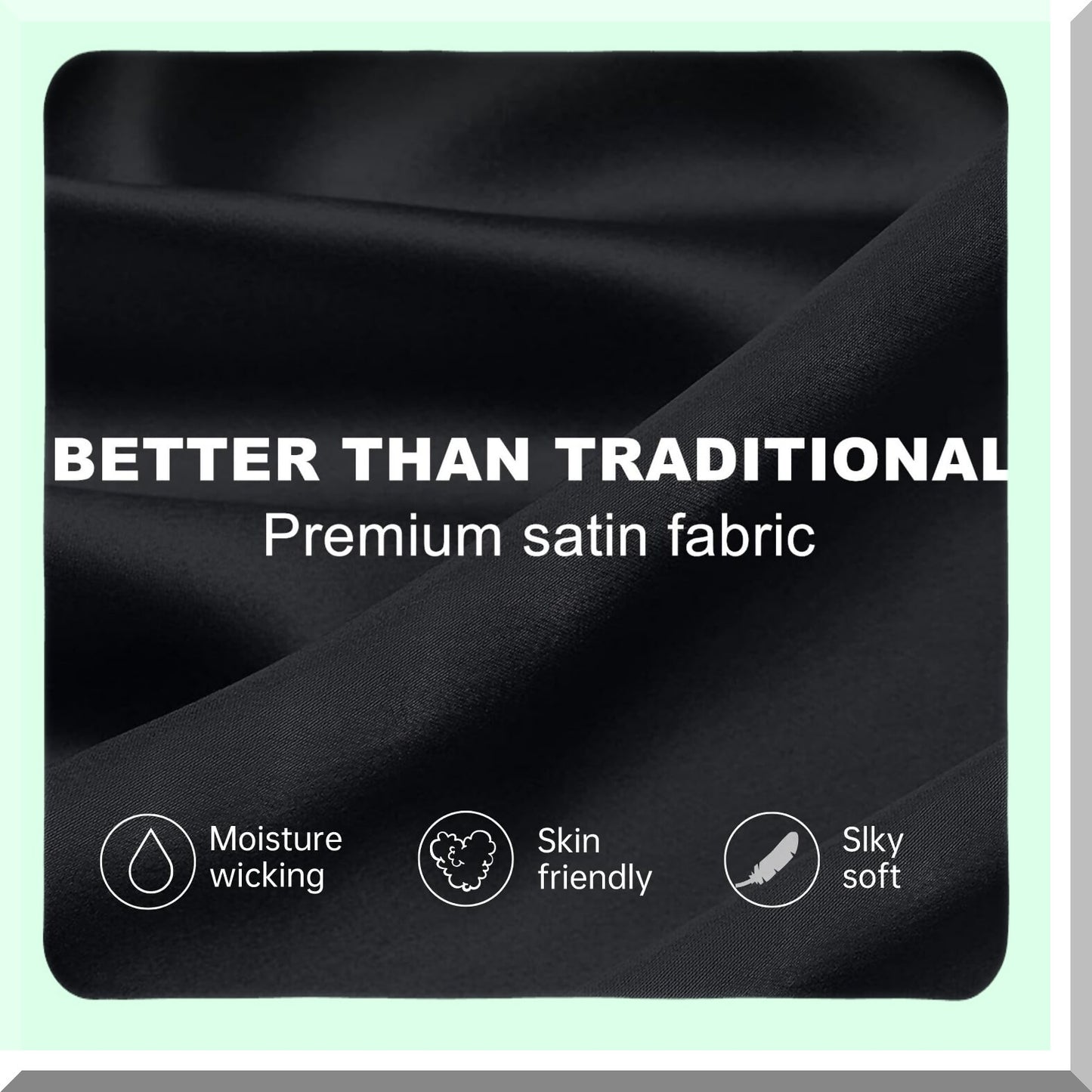 Black SilkLux Queen Bedding Set - 4 Piece Microfiber Sheet Set with Deep Pocket Fitted Sheet, Flat Sheet, and Pillowcases - Smooth & Soft Luxury Bed Sheets