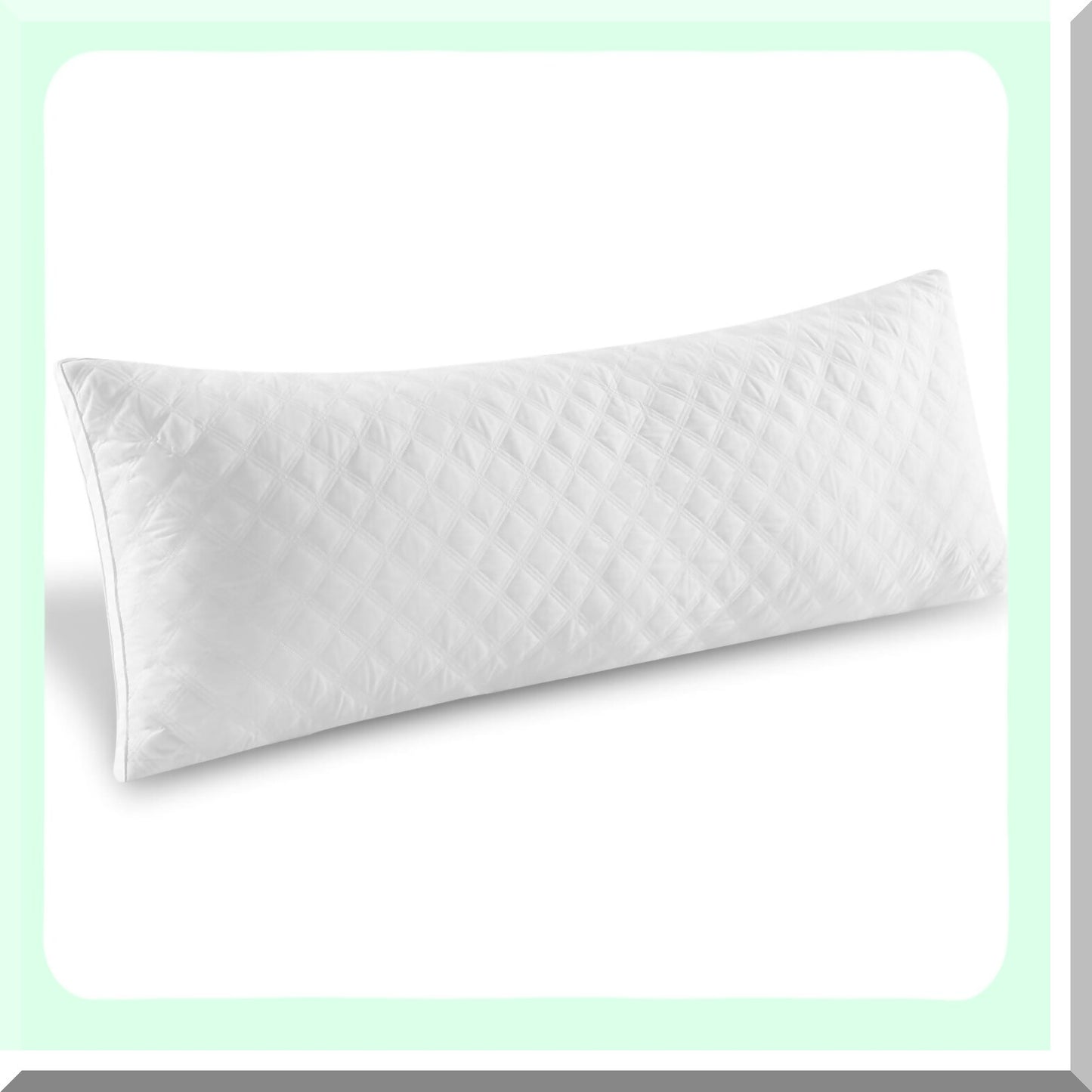 SleepMax Body Support Pillow - Adjustable Firmness & Fluffiness - Extra Long & Large Size - 21"x54" - Ultimate Comfort for Adults - Full Body Sleep Aid