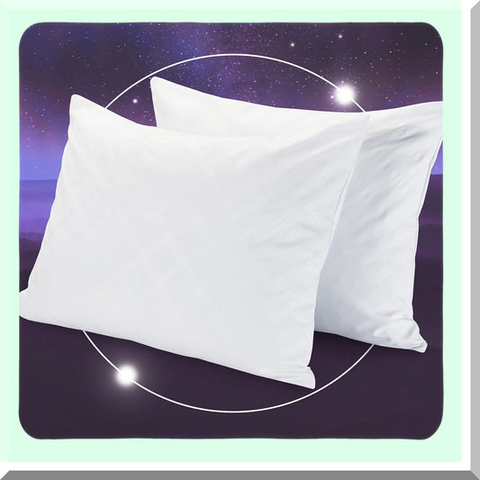 CoolDream Memory Foam Cluster Pillows - Twin Pack | Gel-Infused | Essentials Collection | Standard Size 20" x 26" | Supportive & Comfortable