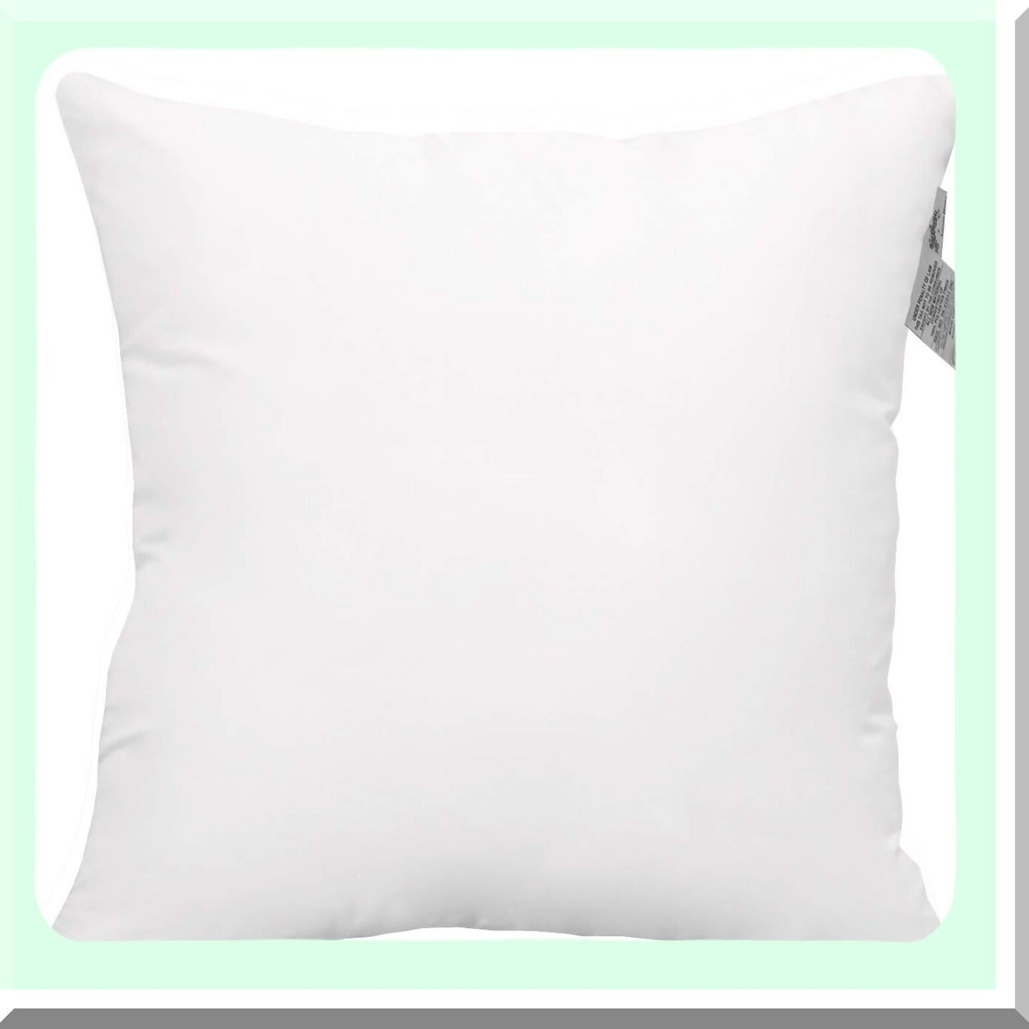 Hypoallergenic White Square Pillow Insert - Decorative Cushion Filler for Sofa, Couch, Bed - Living Room Decor - Pack of 1 - 20x20 Throw Pillows