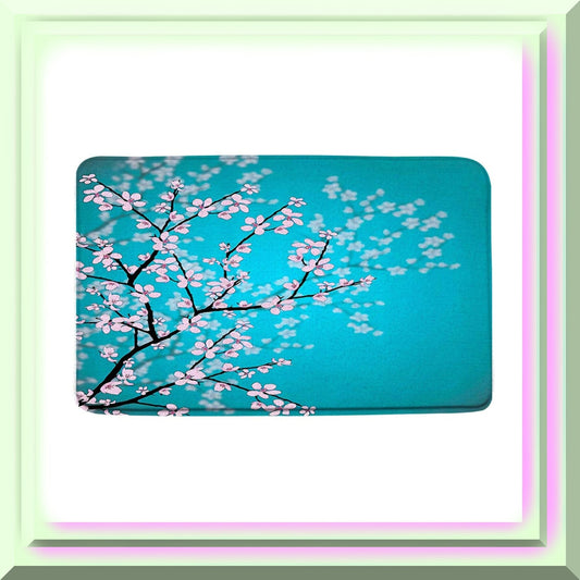 Cherry Blossom Pink Bath Mat 20x31 Inch