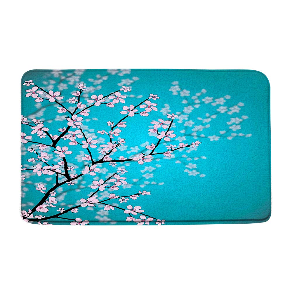 Cherry Blossom Pink Bath Mat 20x31 Inch