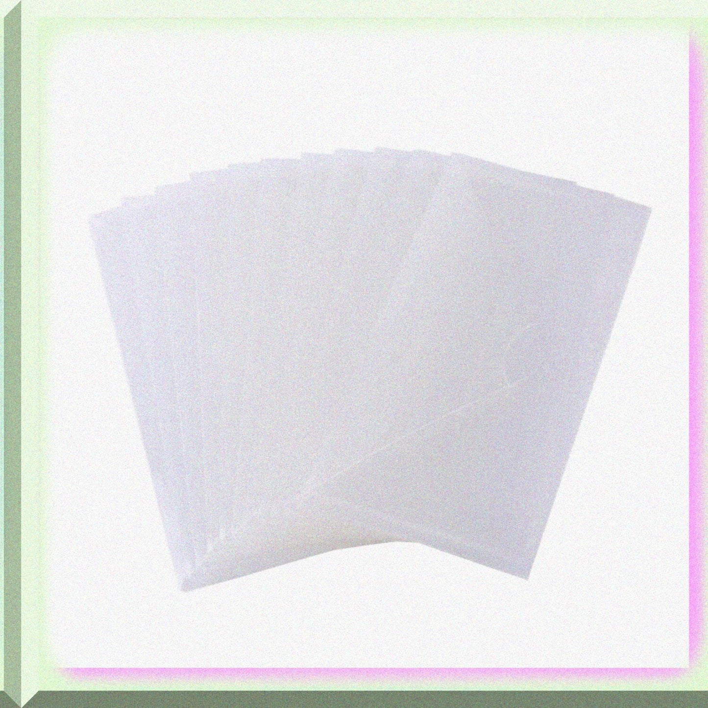10 PCS Clear Storage Envelopes 4.5x9.5 Inches