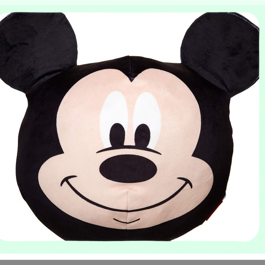 Dreamy Cloud Comfort Pillow - Ultra Soft Mickey Mouse Design for Kids and Adults - Plush Support for Restful Sleep - Hypoallergenic and Washable - 1 Count Pack of 1