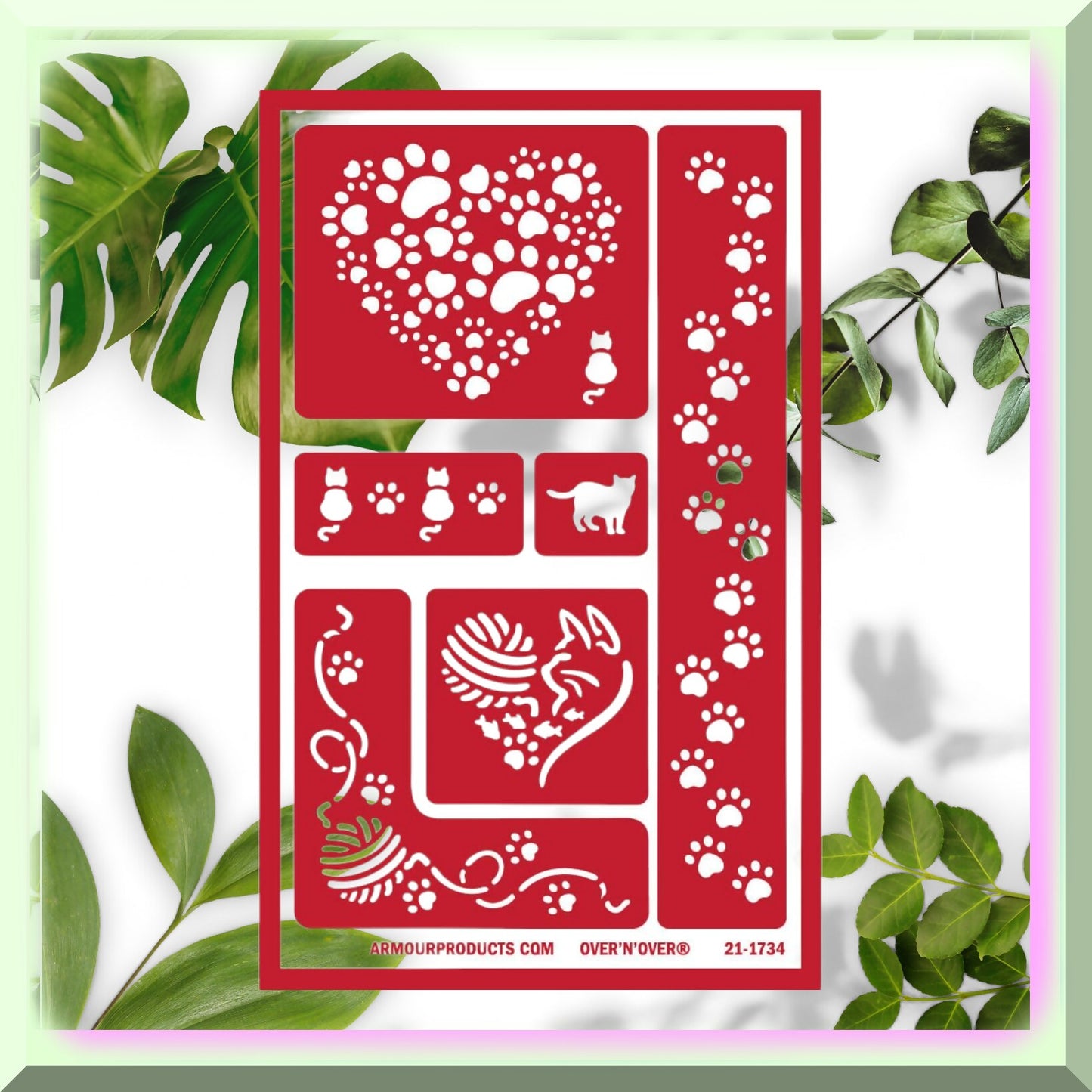 Reusable Glass Etching Kit Brown 5x8 inches