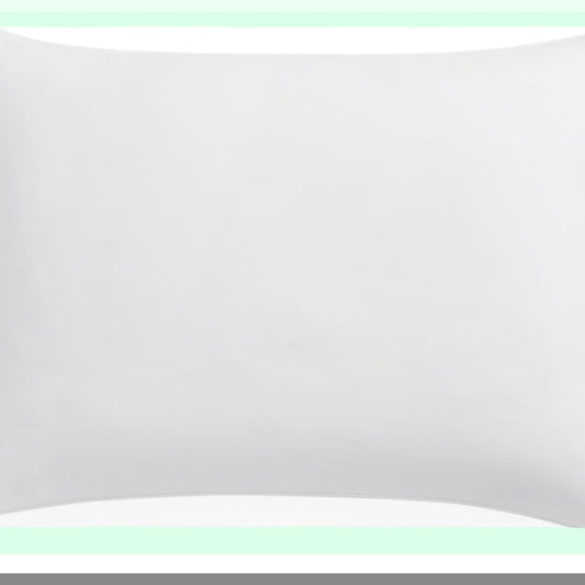 CoolMax Comfort Pillow and Sham Set - Hypoallergenic Cooling Technology Bedding for Twin Full Queen Size Beds. Down Alternative, Machine Washable, Standard 20 x 28-inch, White.