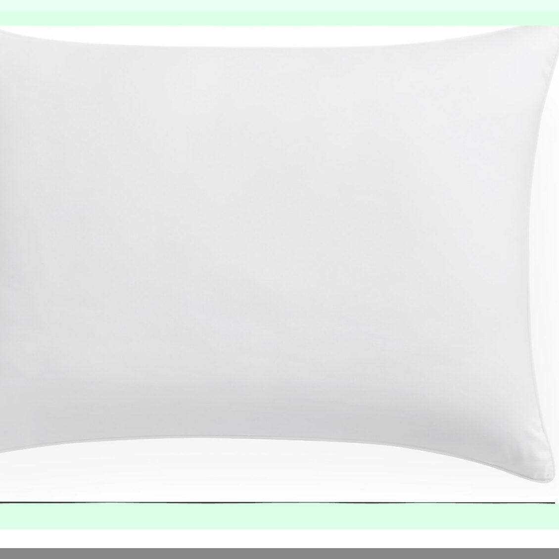 CoolMax Comfort Pillow and Sham Set - Hypoallergenic Cooling Technology Bedding for Twin Full Queen Size Beds. Down Alternative, Machine Washable, Standard 20 x 28-inch, White.