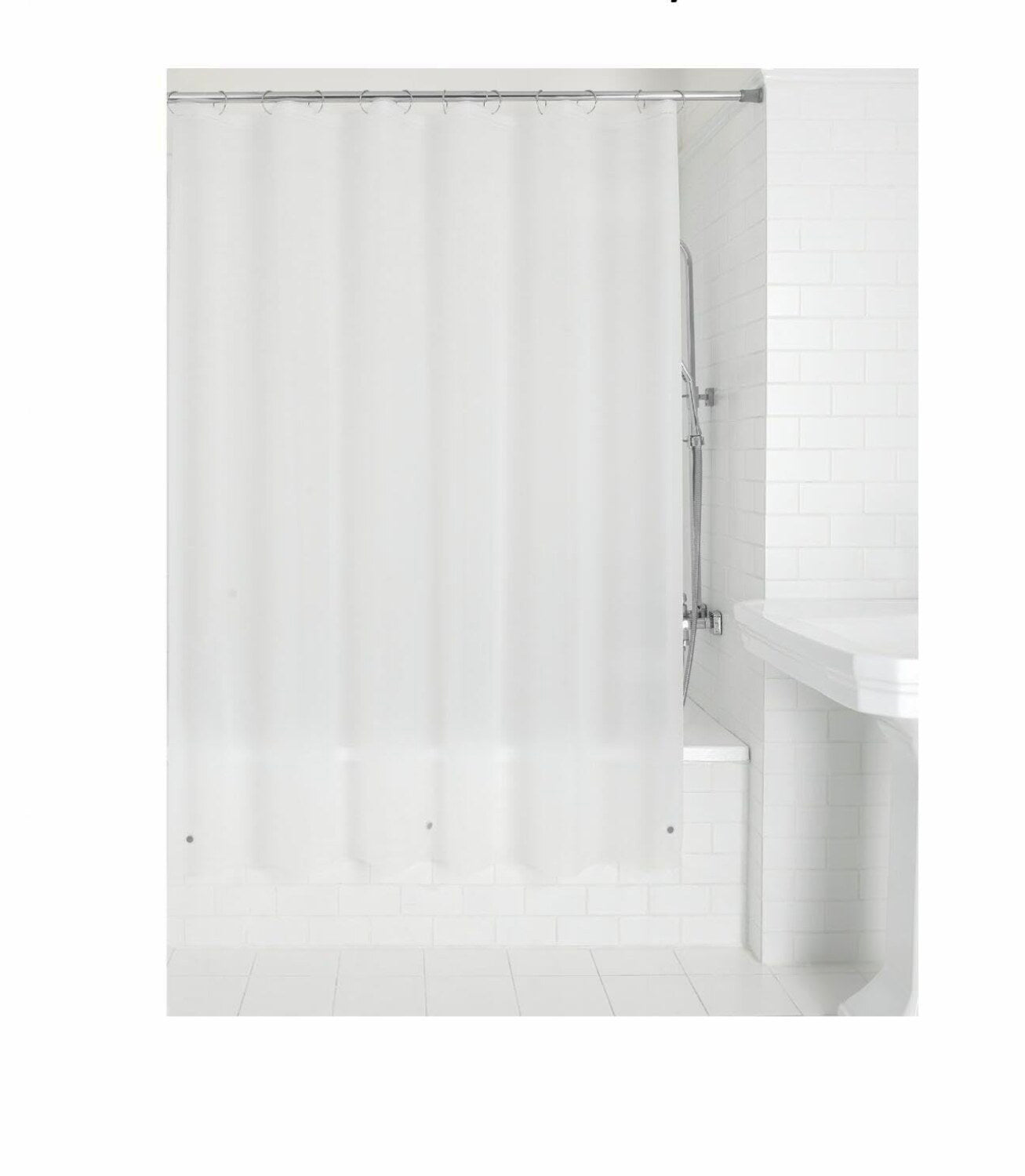 Lightweight PEVA Shower Curtain Liner 70x71" Frosty