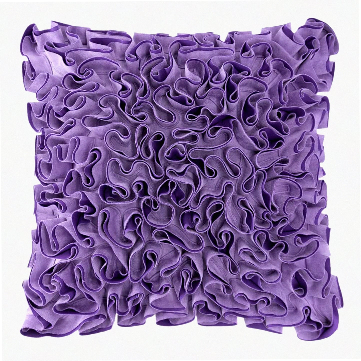 Lilac Bloom 18x18 Pillow Covers - Floral Accent Cushions for Home Decor - Purple Square Pillowcase for Couch, Sofa, Bed - Aesthetic Living Room and Bedroom Accessories - Gift Idea