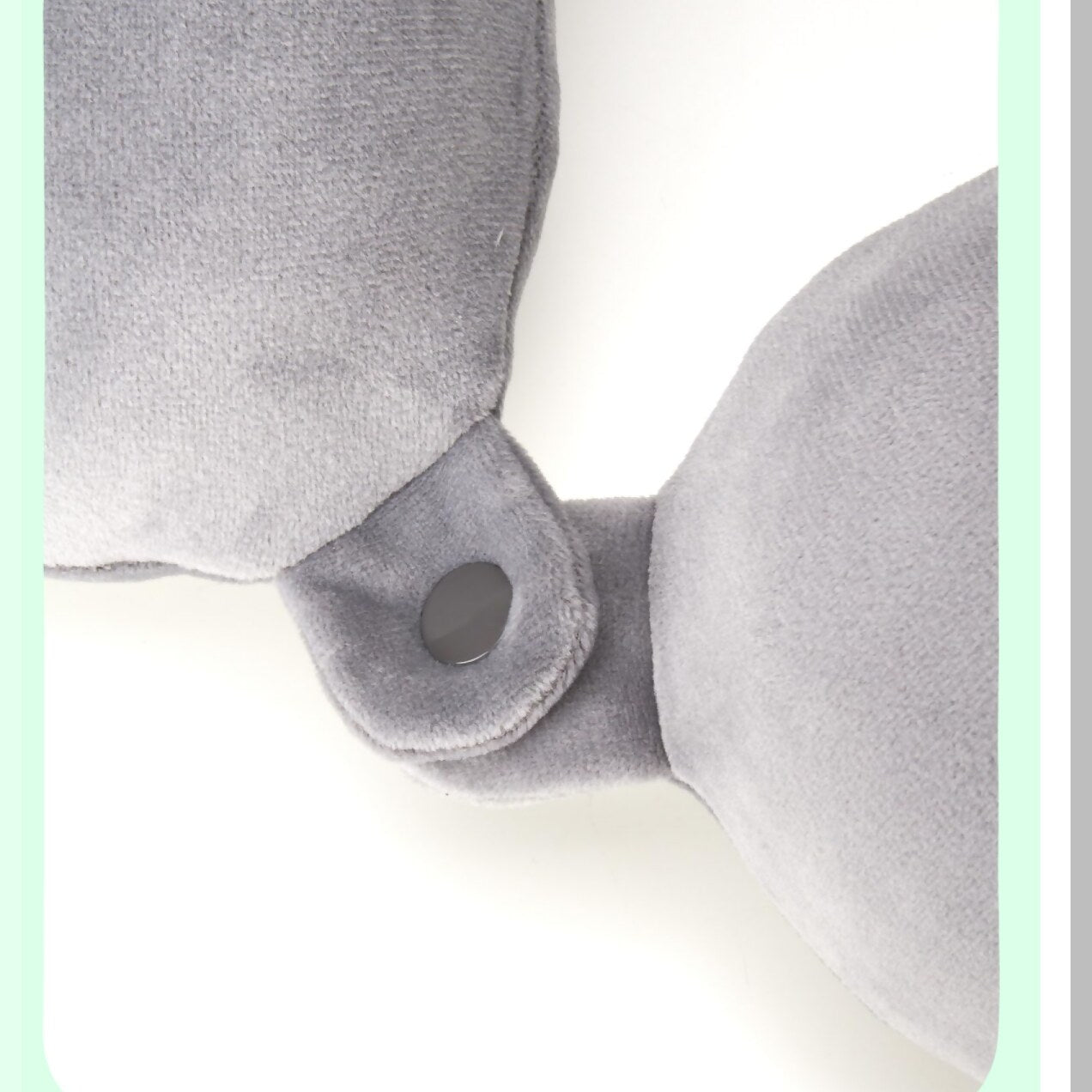 Ultimate Comfort Travel Neck Pillow - Memory Foam Support for Vacations, Airplanes, Trains, Buses, Cars - Dark Grey - Neck Pain Relief & Relaxation
