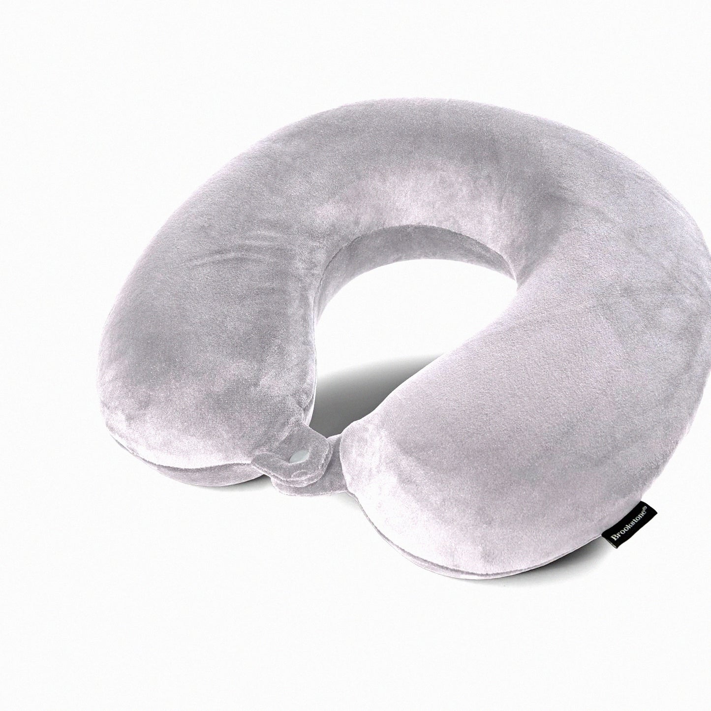 Ultimate Comfort Travel Neck Pillow - Memory Foam Support for Vacations, Airplanes, Trains, Buses, Cars - Dark Grey - Neck Pain Relief & Relaxation