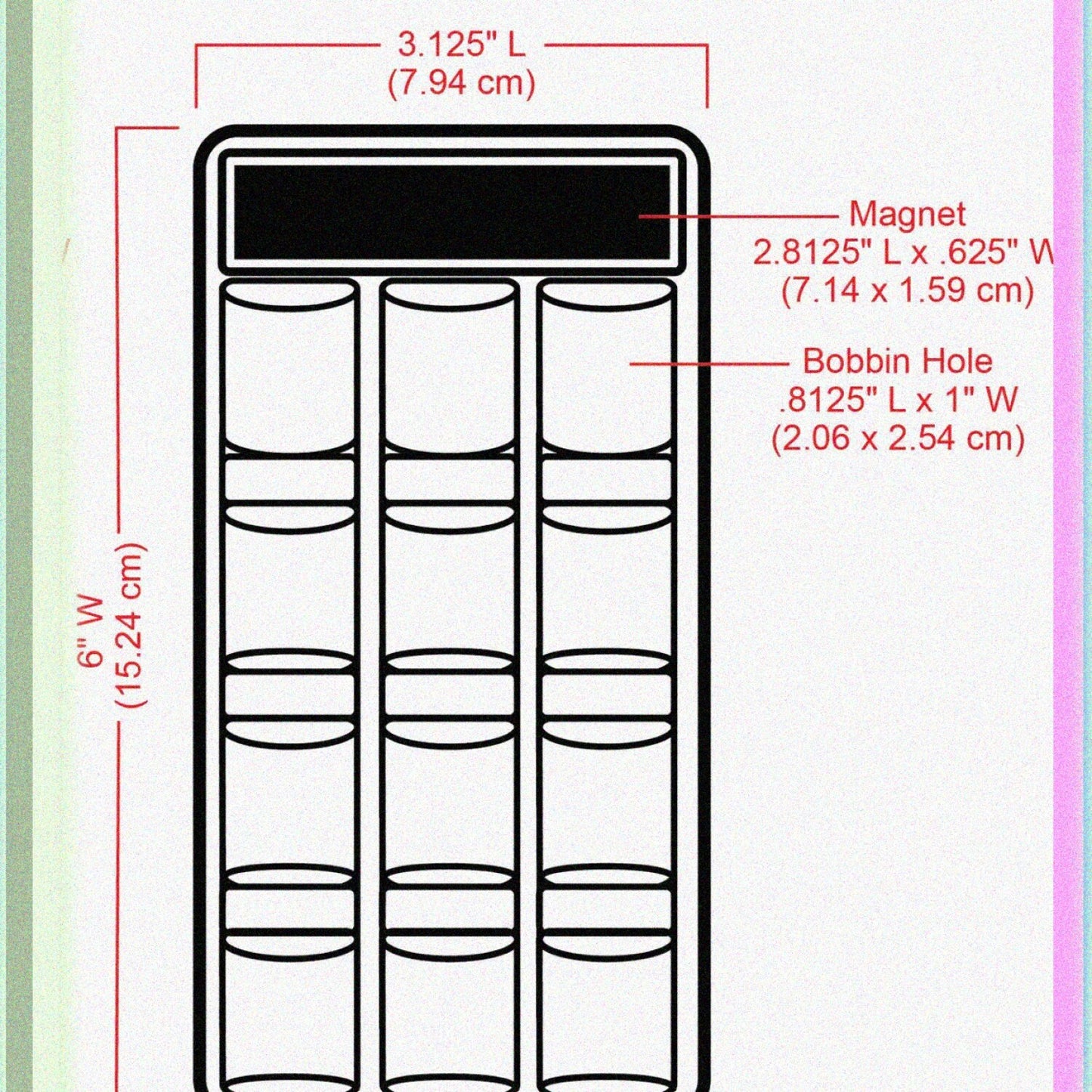 Sew-Lutions Bobbin/Supply Box Plastic Organizer