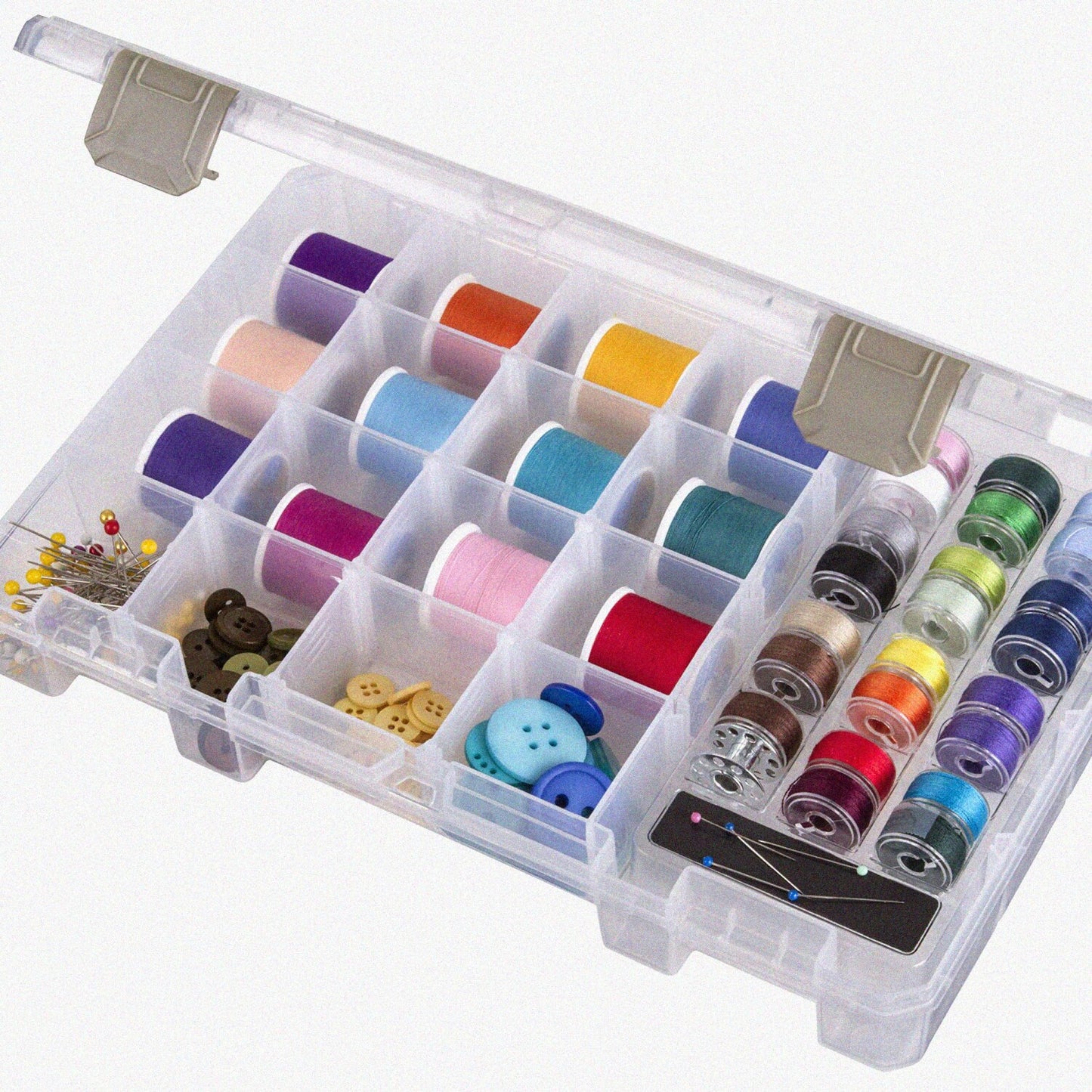 Sew-Lutions Bobbin/Supply Box Plastic Organizer