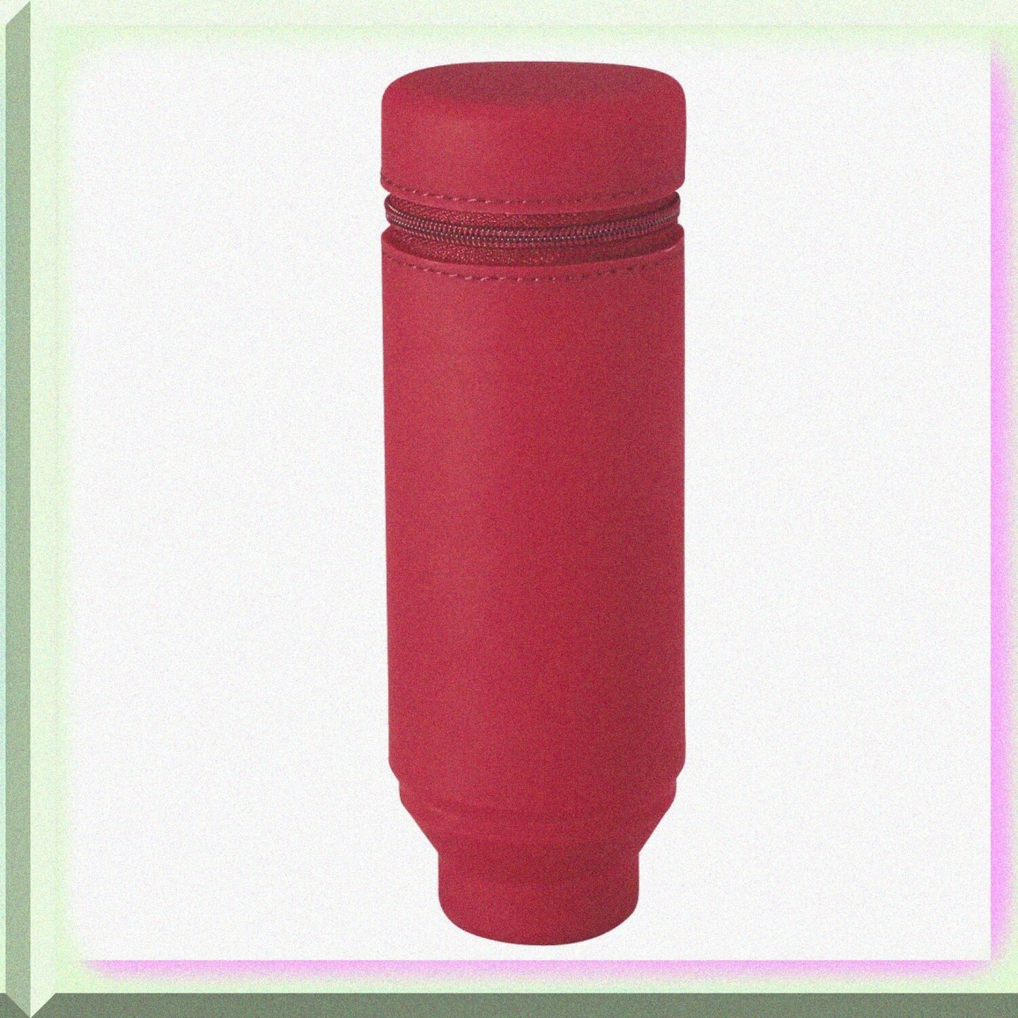 Red Silicone Pen Case 2.4x6.8 inches