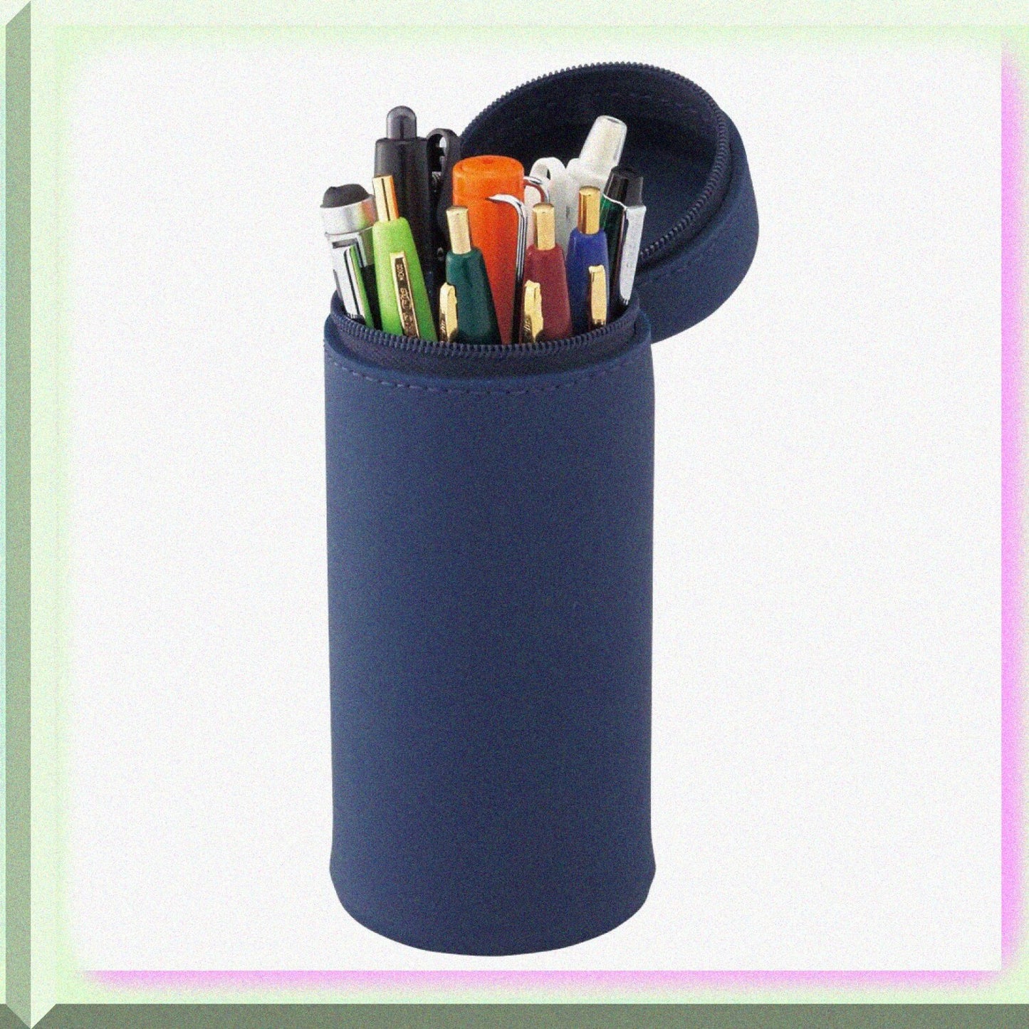 Red Silicone Pen Case 2.4x6.8 inches