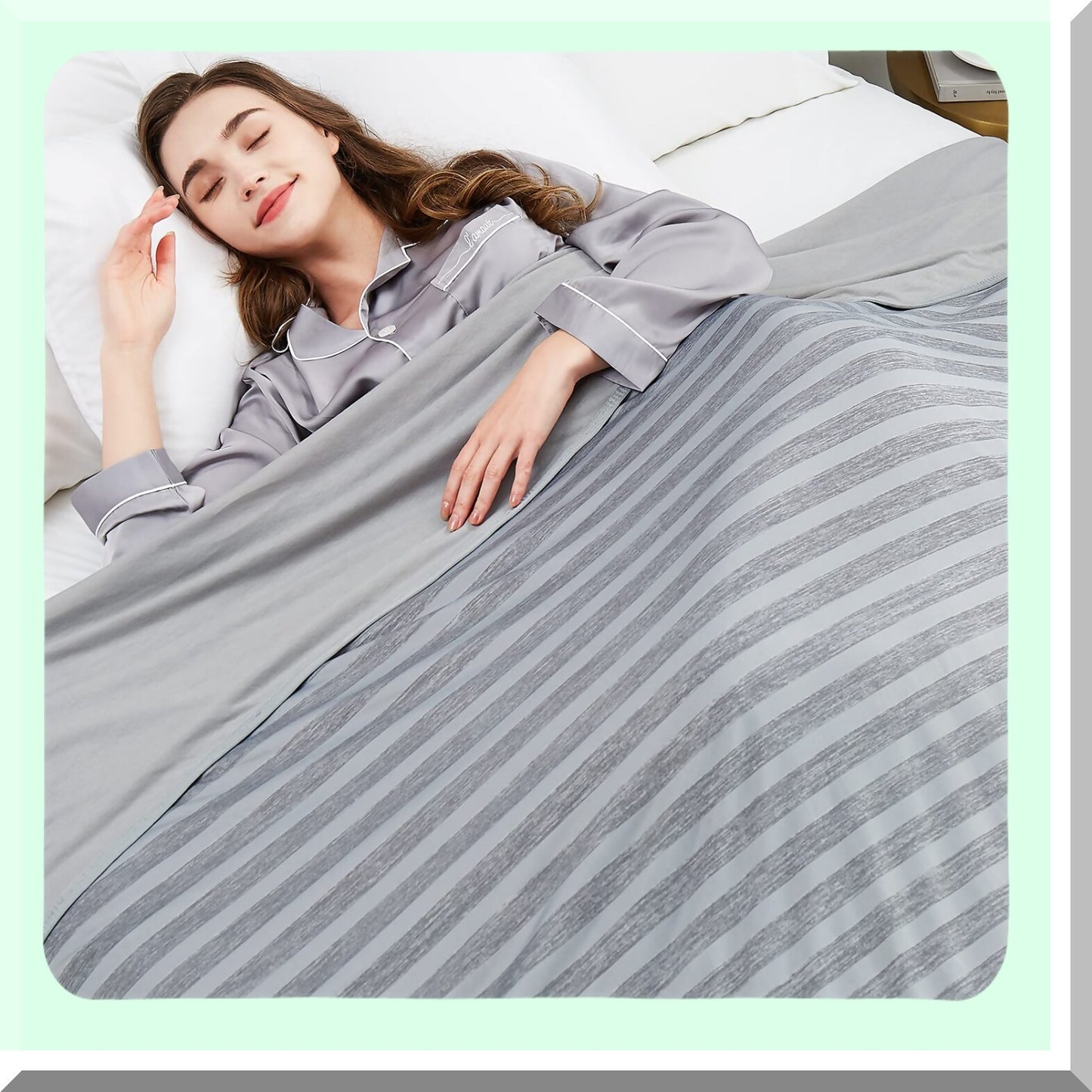 ChillMax Ultra-Light Cooling Throw - Perfect for Hot Sleepers, Travel & Outdoor, 50''x70''
