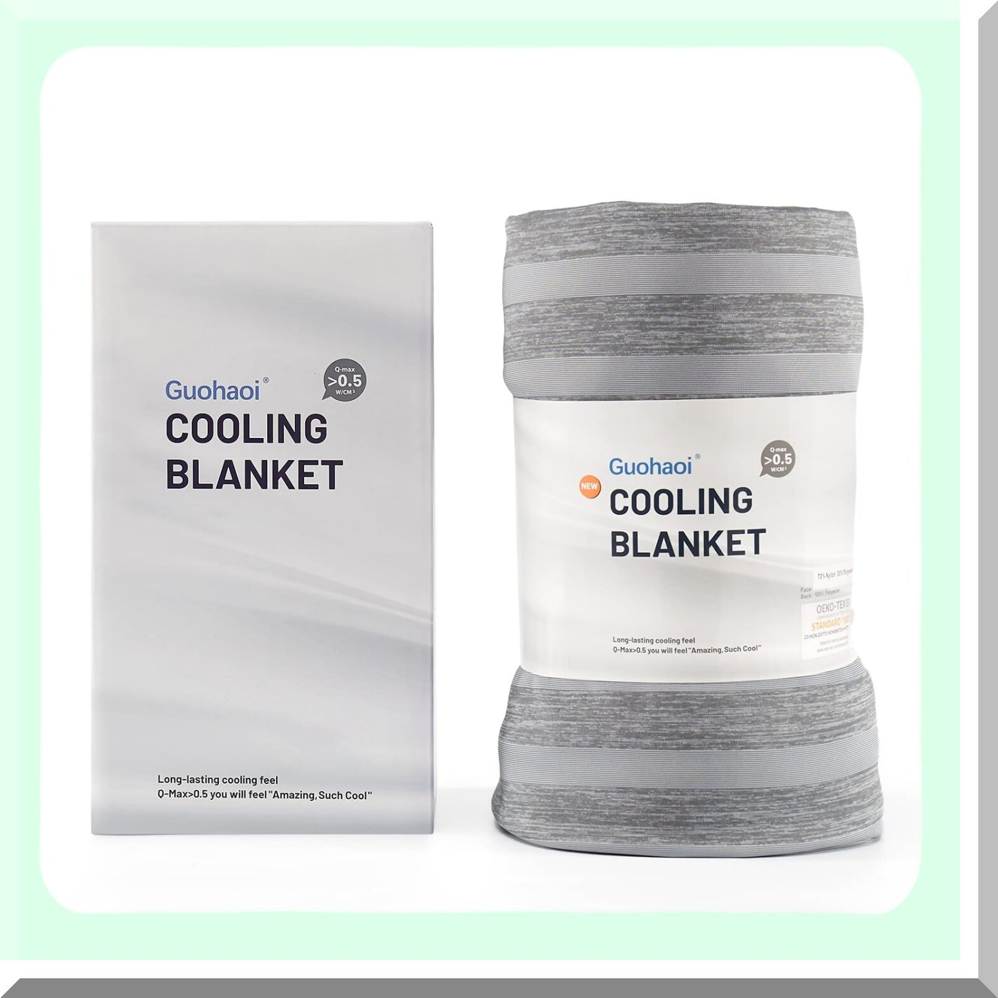 ChillMax Ultra-Light Cooling Throw - Perfect for Hot Sleepers, Travel & Outdoor, 50''x70''