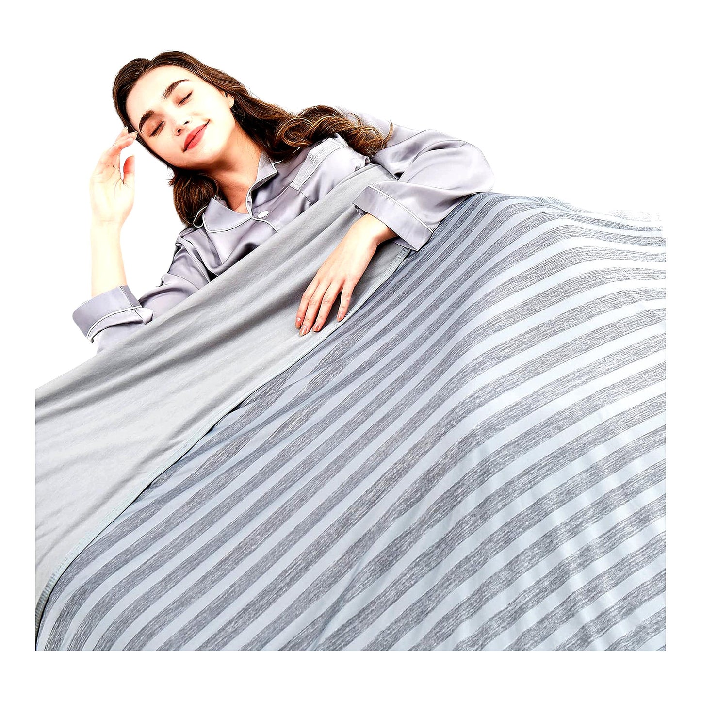 ChillMax Ultra-Light Cooling Throw - Perfect for Hot Sleepers, Travel & Outdoor, 50''x70''