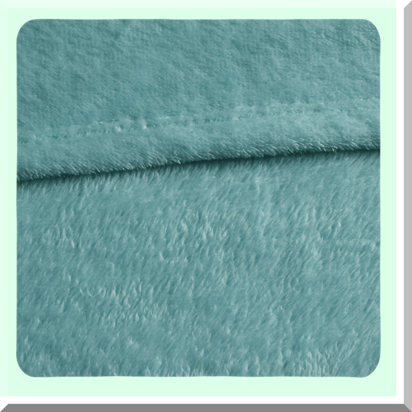 CozyLux Oversized Plush Throw Blanket - Premium All Season Bed & Couch Cover, Full/Queen, Aqua