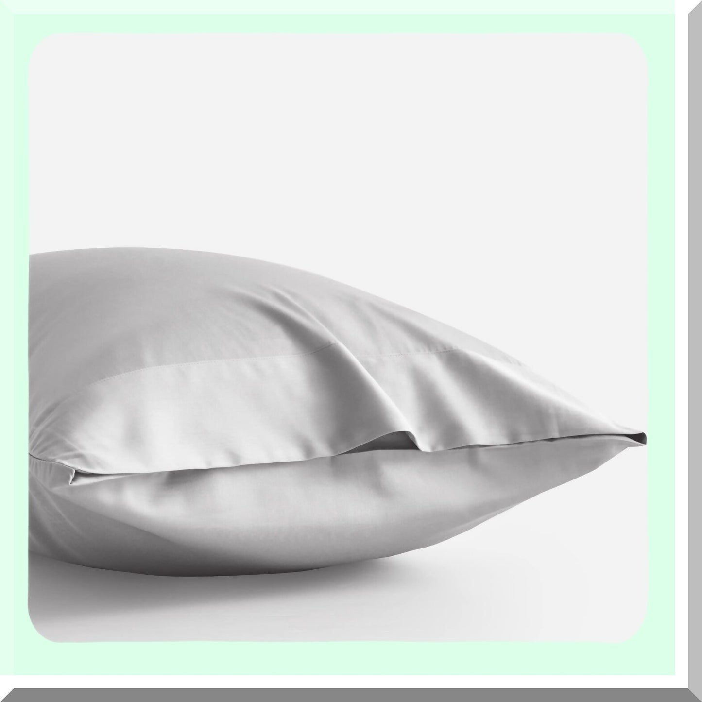 CoolBamboo Silky Soft Pillowcase Set - Buttery Smooth & Breathable, Oeko-TEX Certified, High GSM, 16" Deep Pockets Queen Size - Ideal for Hot Sleepers (Dove)