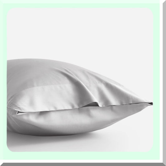 CoolBamboo Silky Soft Pillowcase Set - Buttery Smooth & Breathable, Oeko-TEX Certified, High GSM, 16" Deep Pockets Queen Size - Ideal for Hot Sleepers (Dove)