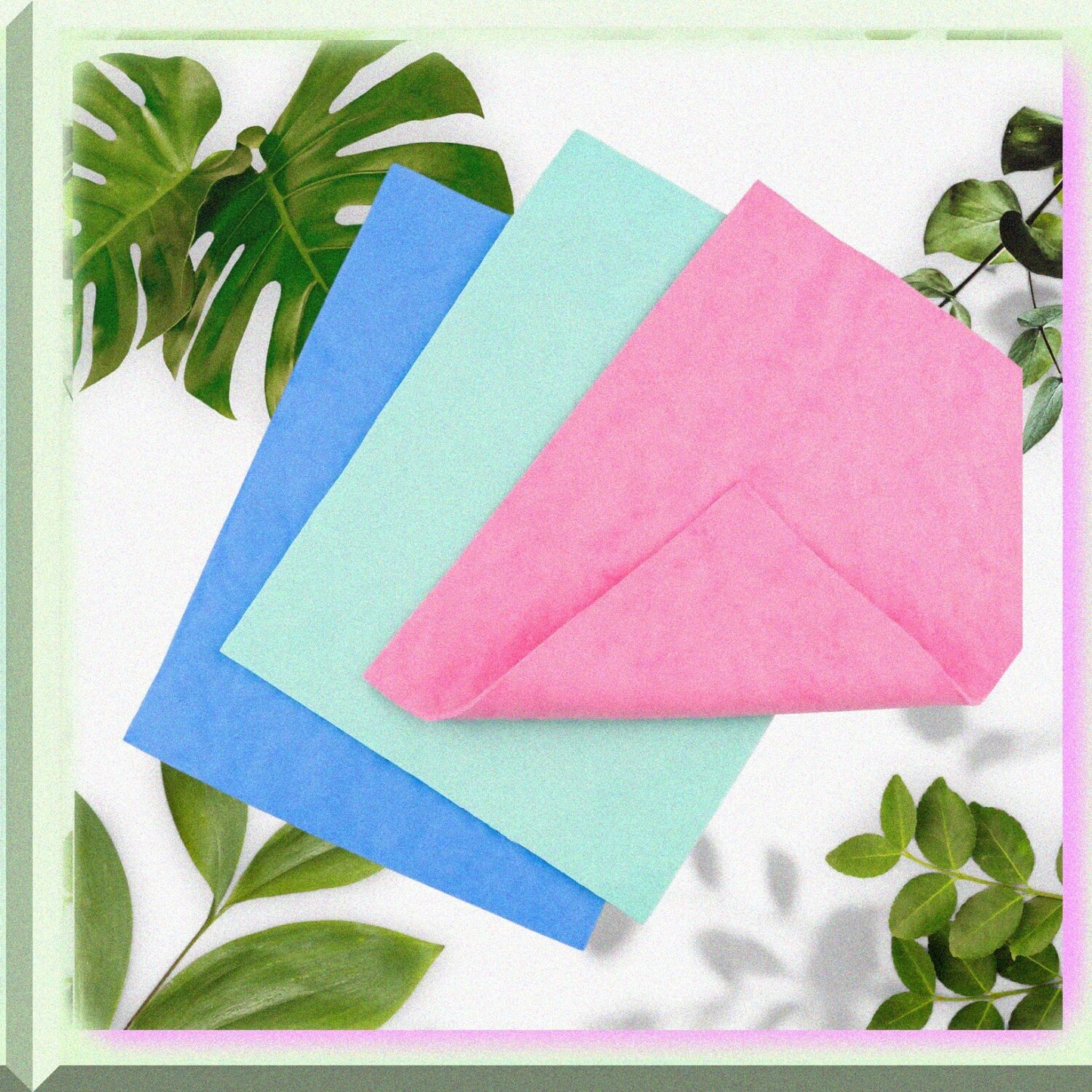 3-Pack 6x8 Inch Stamp Shammy Cloths for Cleaning