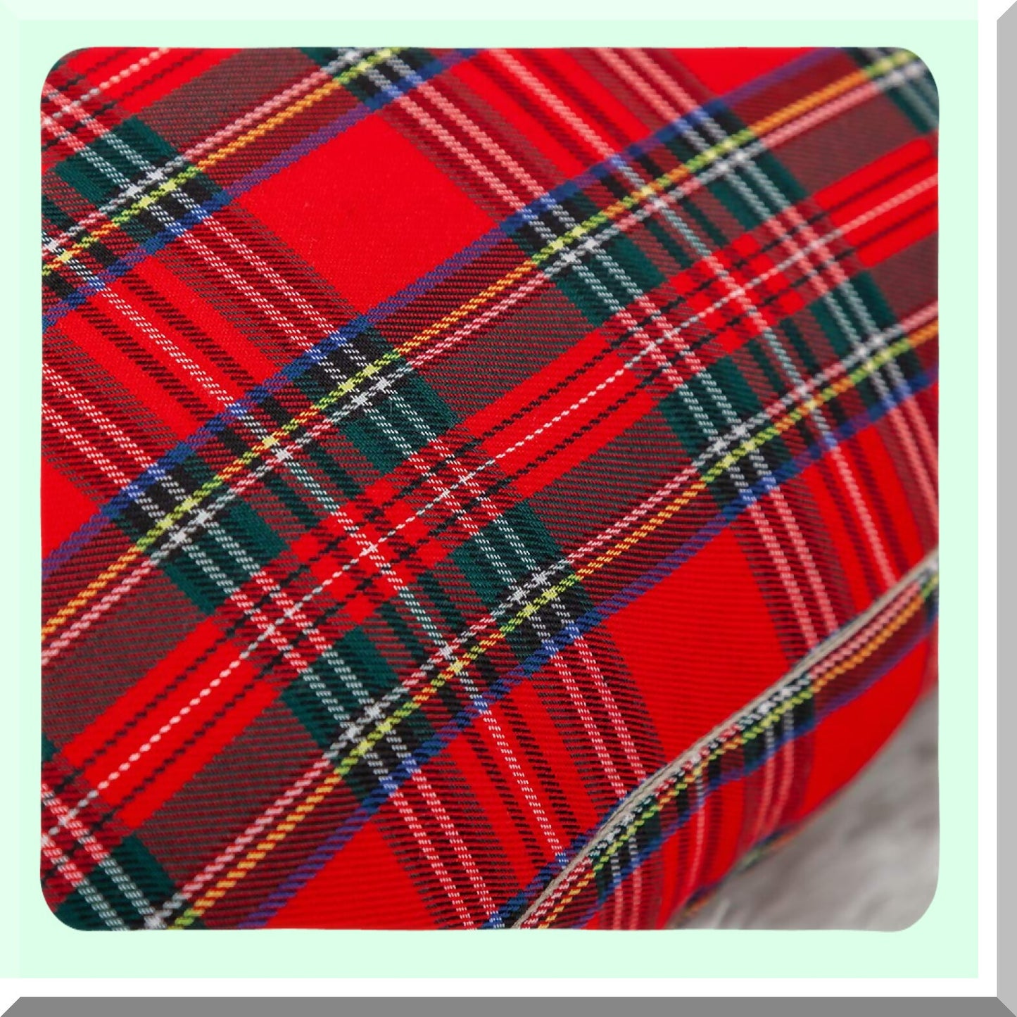 Red Plaids Buffalo Check Pillow Covers - Set of 2 | Tartan Cushion Cases for Home Decor | Cotton Throw Pillow Cover for Couch Sofa - 18 X 18 Inches
