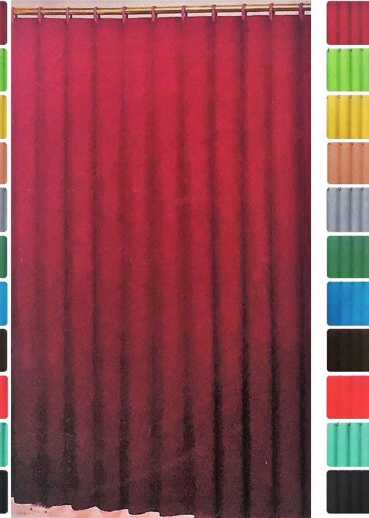 Heavy Weight Burgundy Shower Curtain Liner 70" x 72"