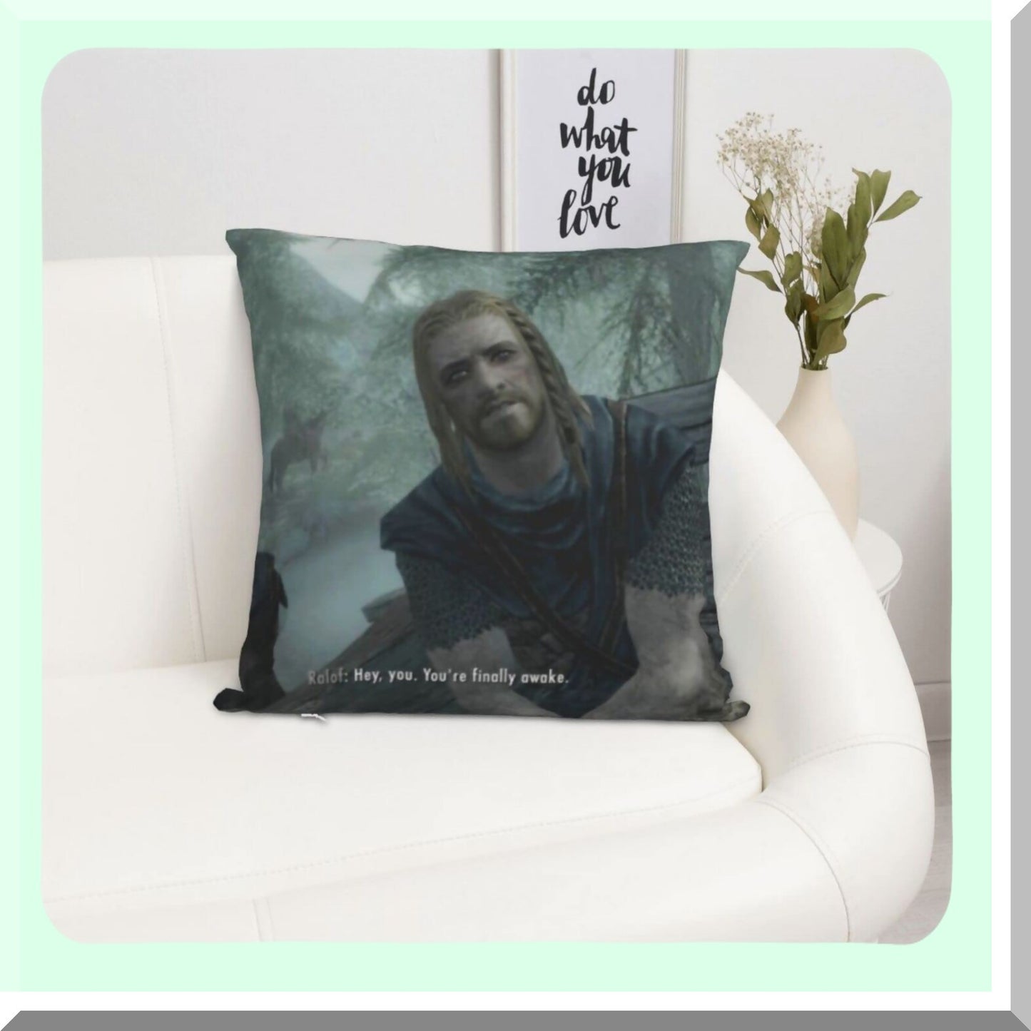 AwakeDream Square Pillow Case - Home Decorative Throw Pillow Covers 18x18 Inch - Bedroom Couch Sofa Accent - Soft Cushion Cover - Cozy Decor
