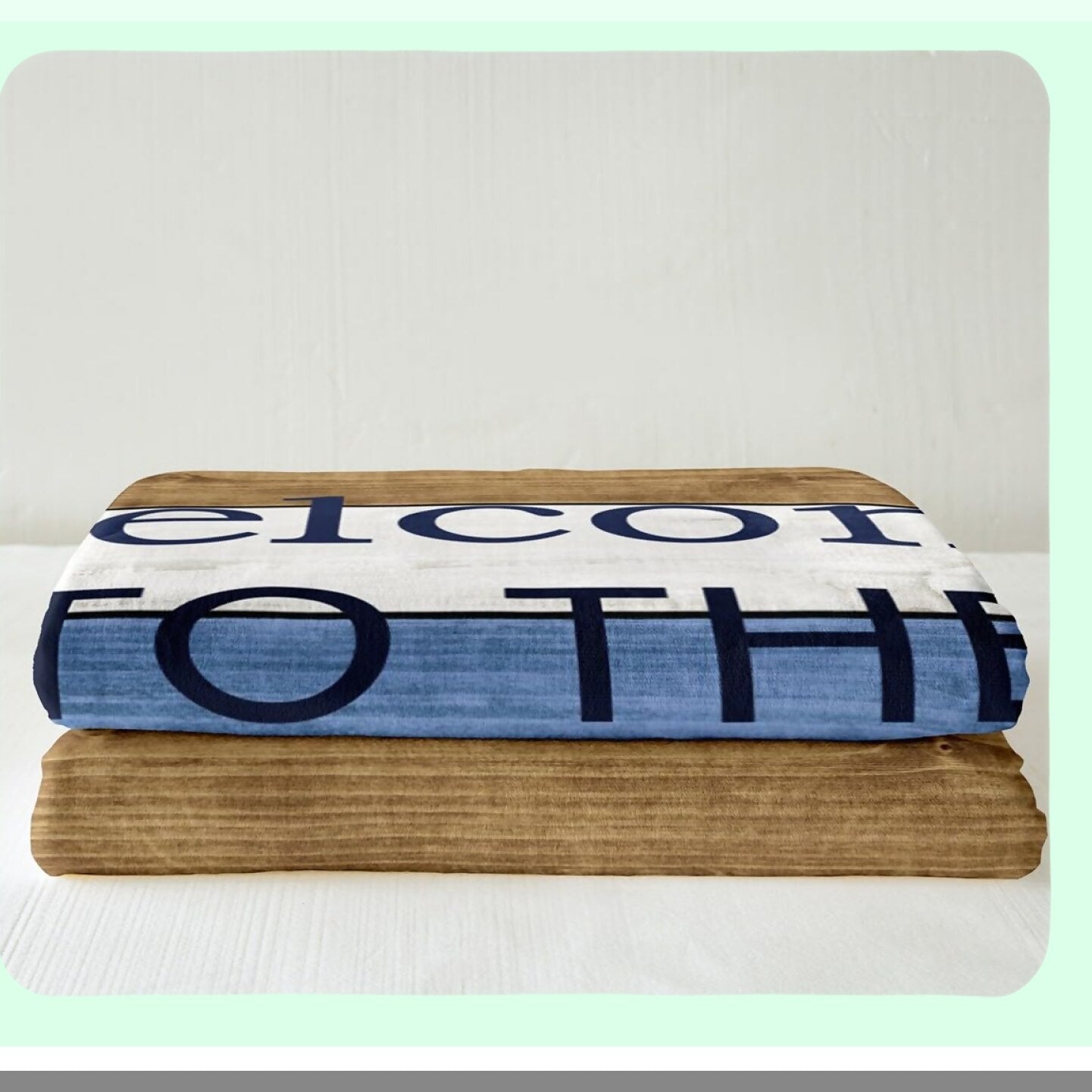 RiverLife CozyScape Blanket - Rustic Camping & Home Decor, Natural Scenery, Modern Style, Fuzzy Comfort, 40x50 Inch