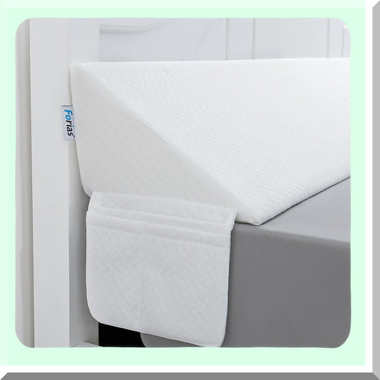 Headboard Gap Guard - Queen Size Pillow Wedge, Mattress Filler & Wall Bolster Set - Pillow Stopper for Headboard - 60" x 10" x 6"