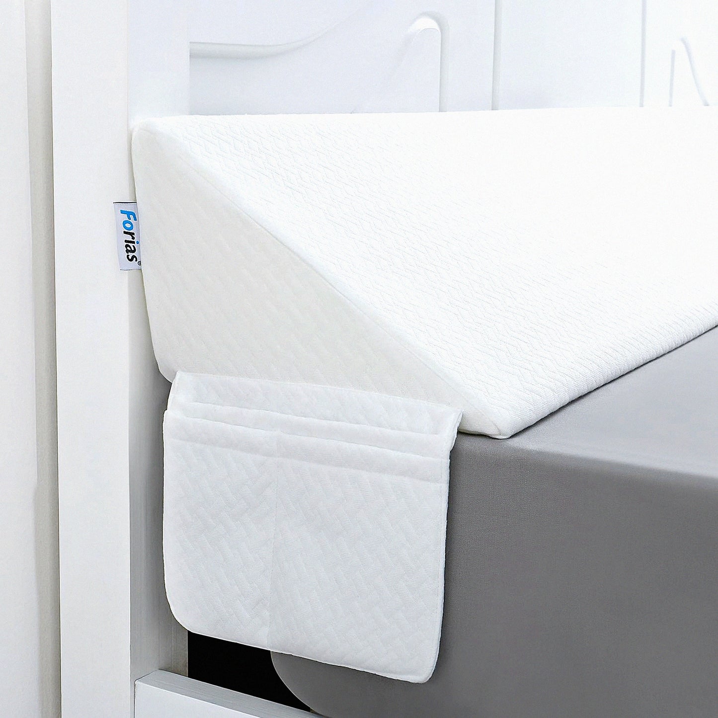 Headboard Gap Guard - Queen Size Pillow Wedge, Mattress Filler & Wall Bolster Set - Pillow Stopper for Headboard - 60" x 10" x 6"