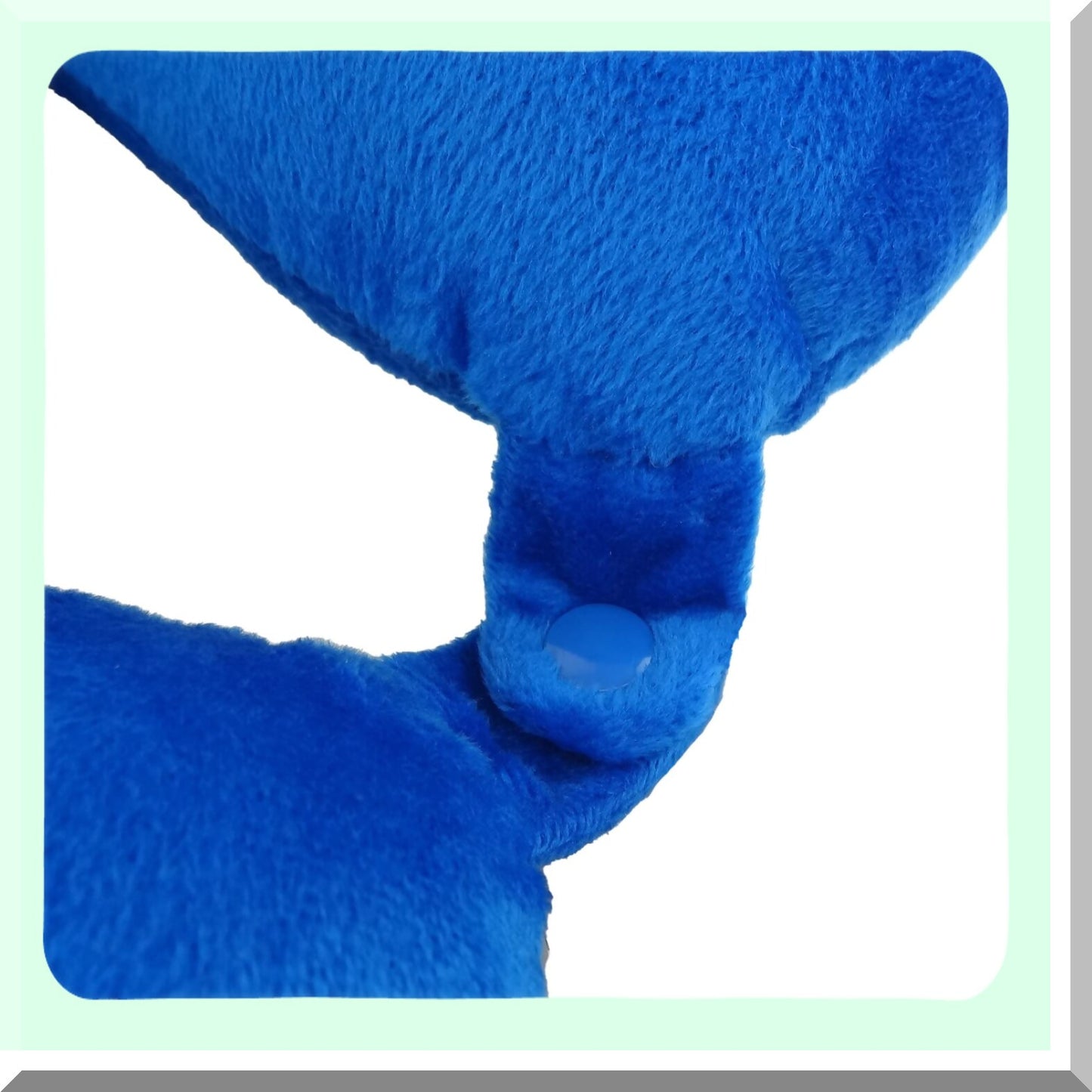 CozyTravel Neck Pillow - Soft Microfiber, Compact & Cobalt Blue - Perfect for Adults on Plane or Car Journeys - Essential Comfort & Support