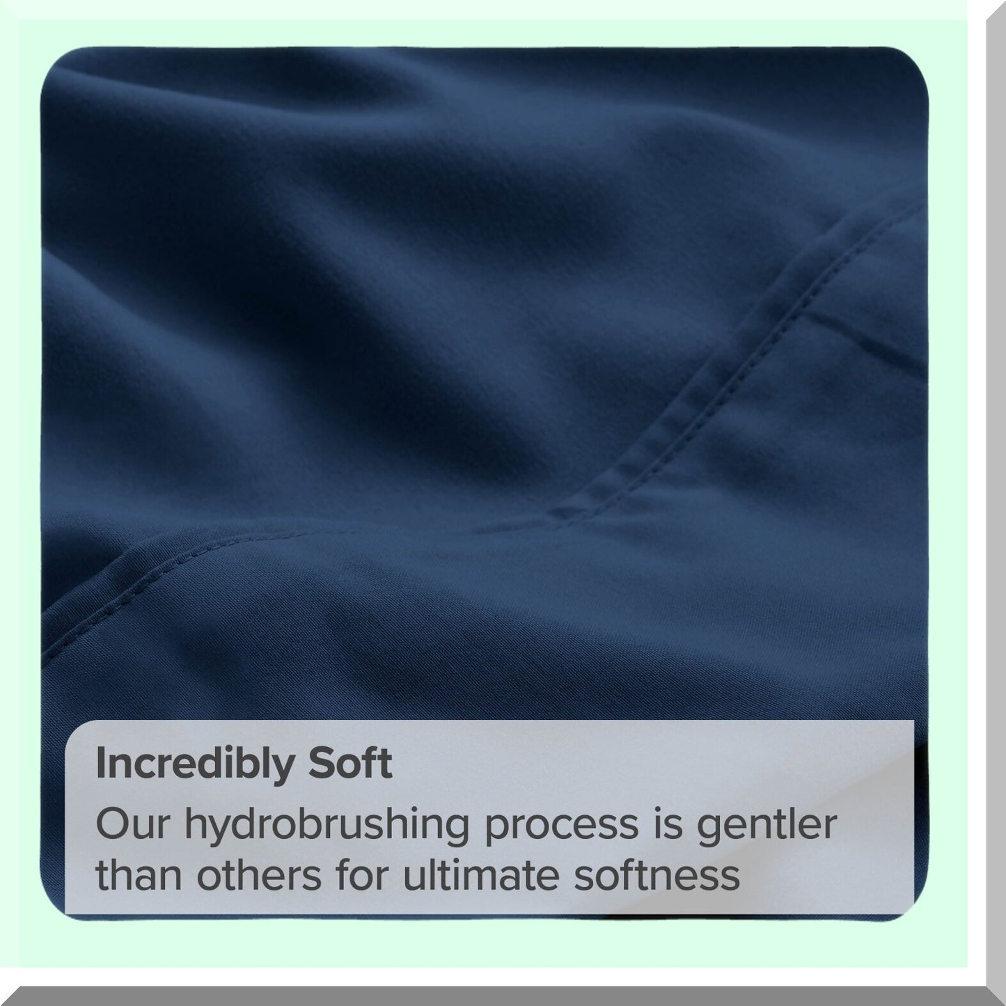 UltraSoft Hotel Luxury Full Flat Sheet - Premium 1800 Double Brushed Top Sheet - Easy Care Dark Blue Full Sheet - 1 Piece Only