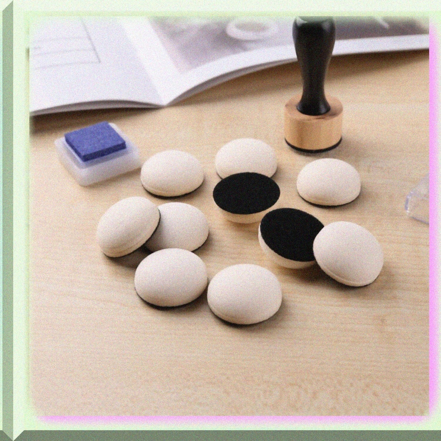 20PCS Round Head Foam Applicators for Art Projects