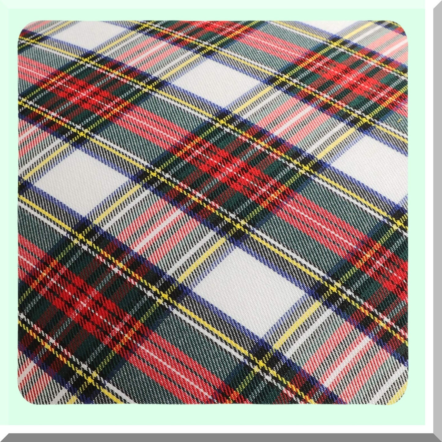 Farmhouse Plaid Pillow Covers Set - Scottish Tartan Cushion Cases, Red & White, 18x18 Inches - Cozy Polyester Home Decor Accent for Sofa & Bed